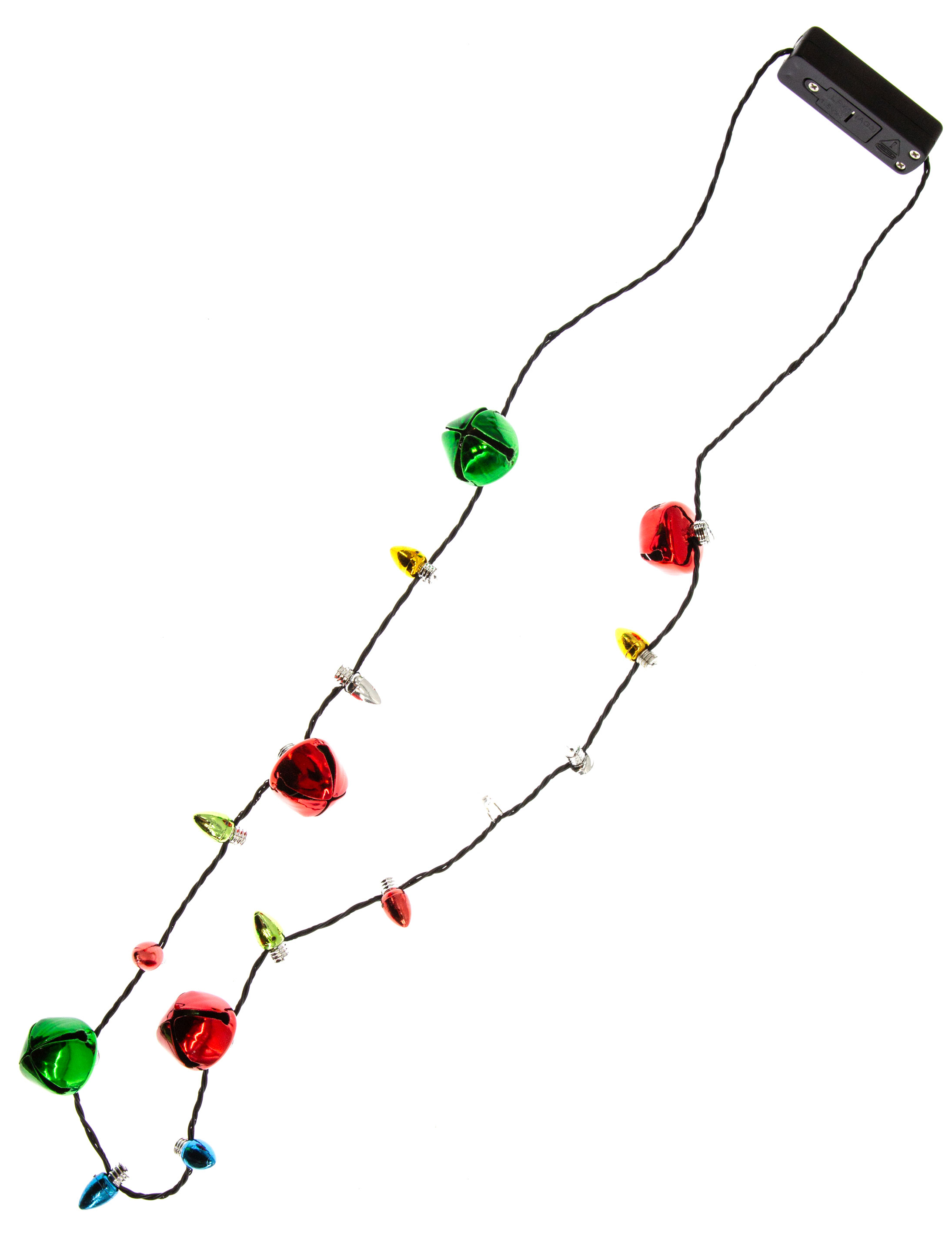 Halskette LED Weihnachten 45cm bunt