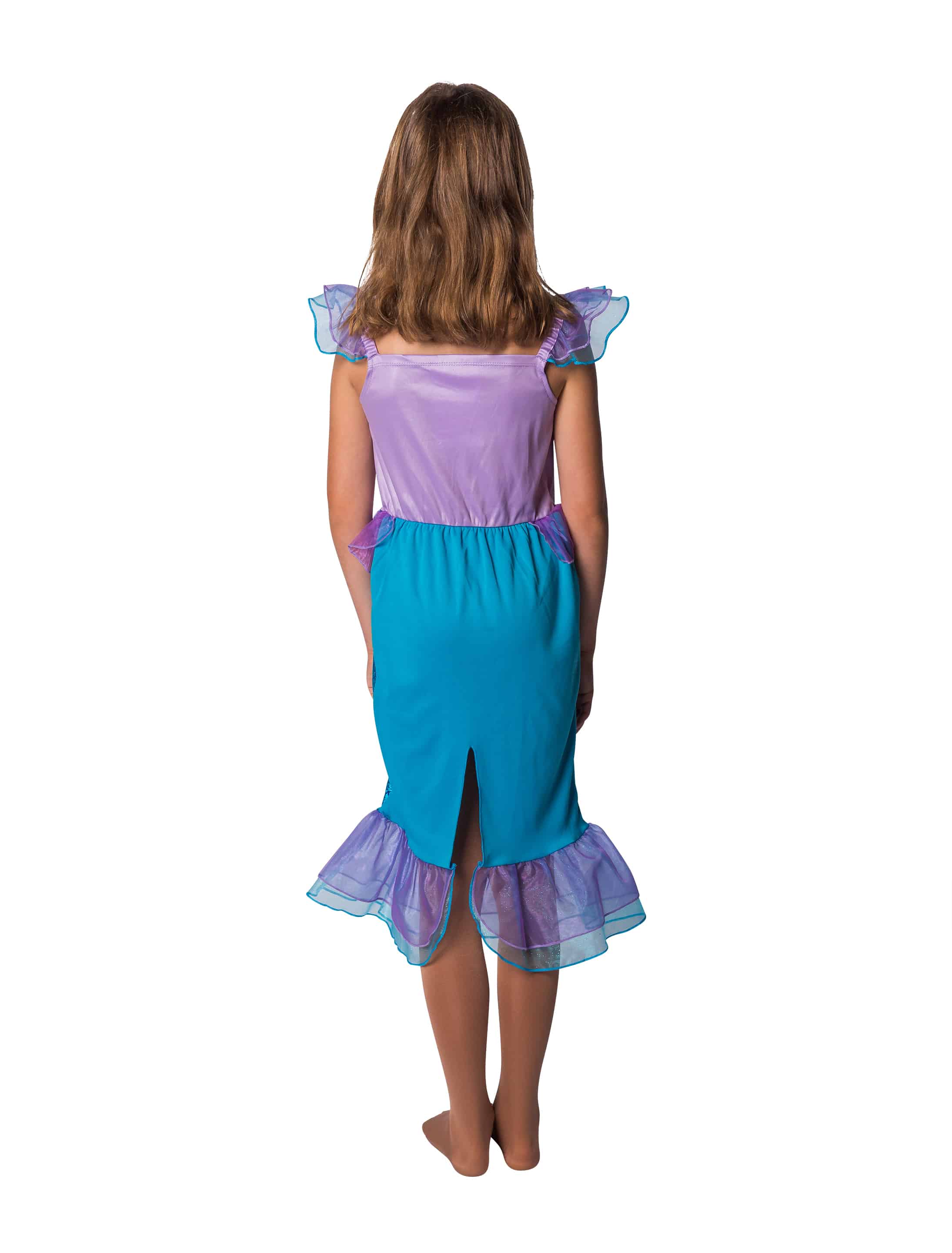 Kleid Meerjungfrau Kinder blau 9-10 Jahre
