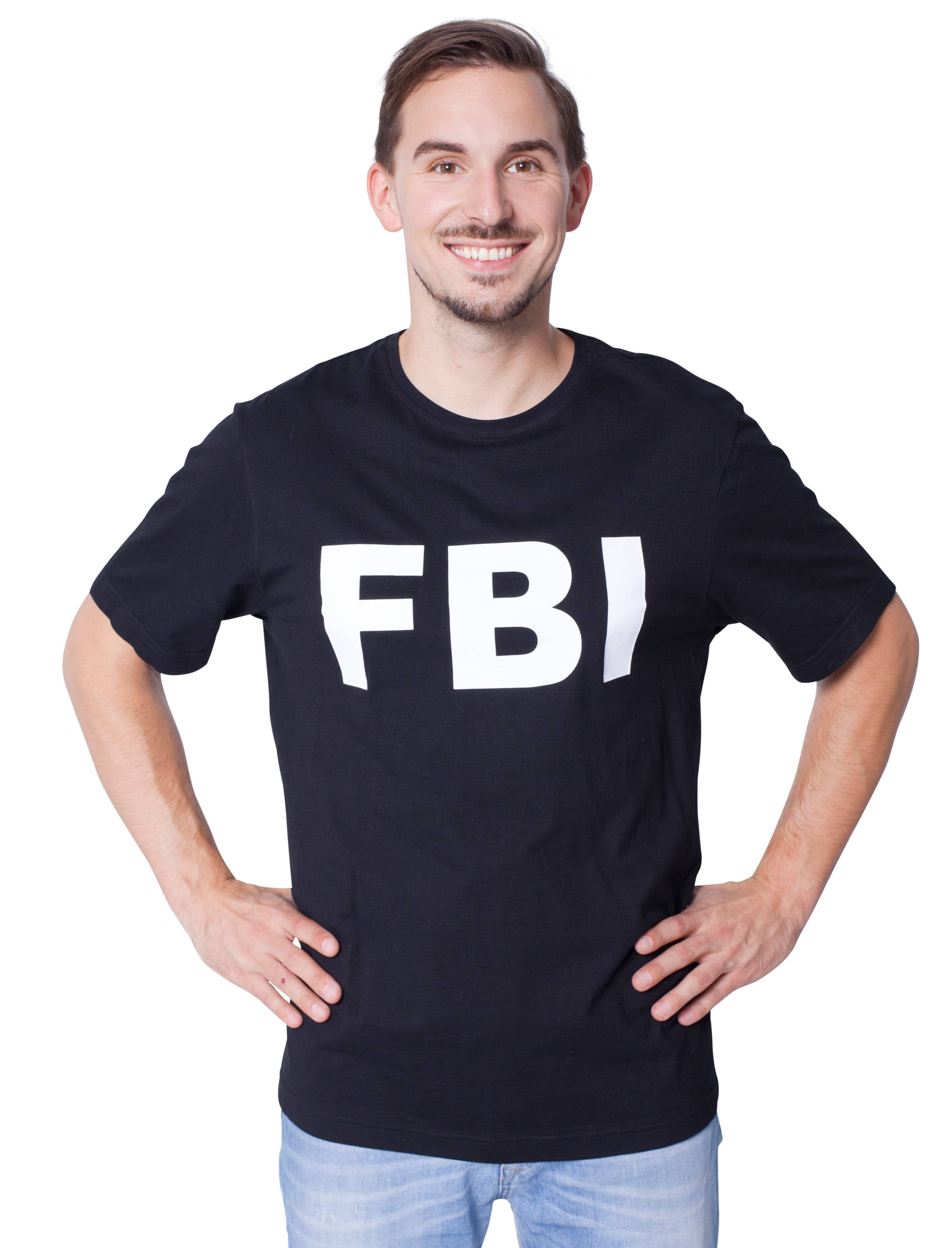 T-Shirt FBI schwarz S