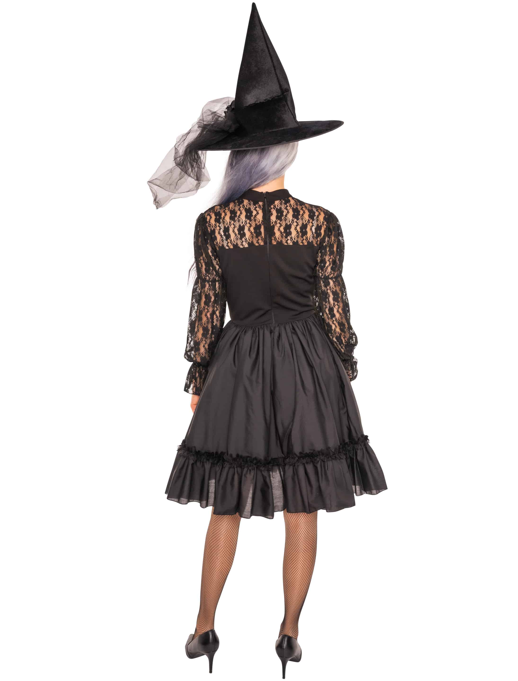 Kleid Kamee mit Spitze schwarz 3XL