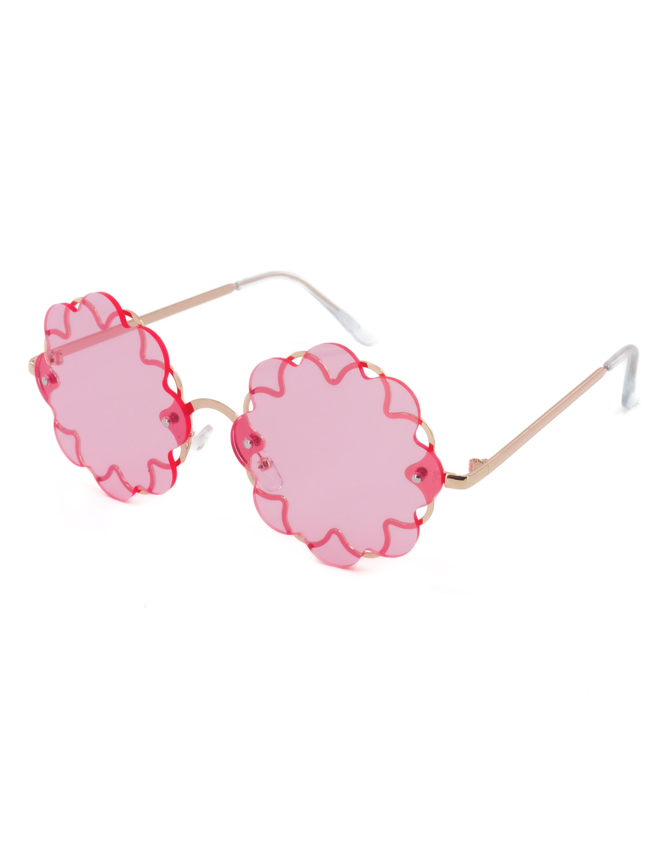 Brille Blume pink