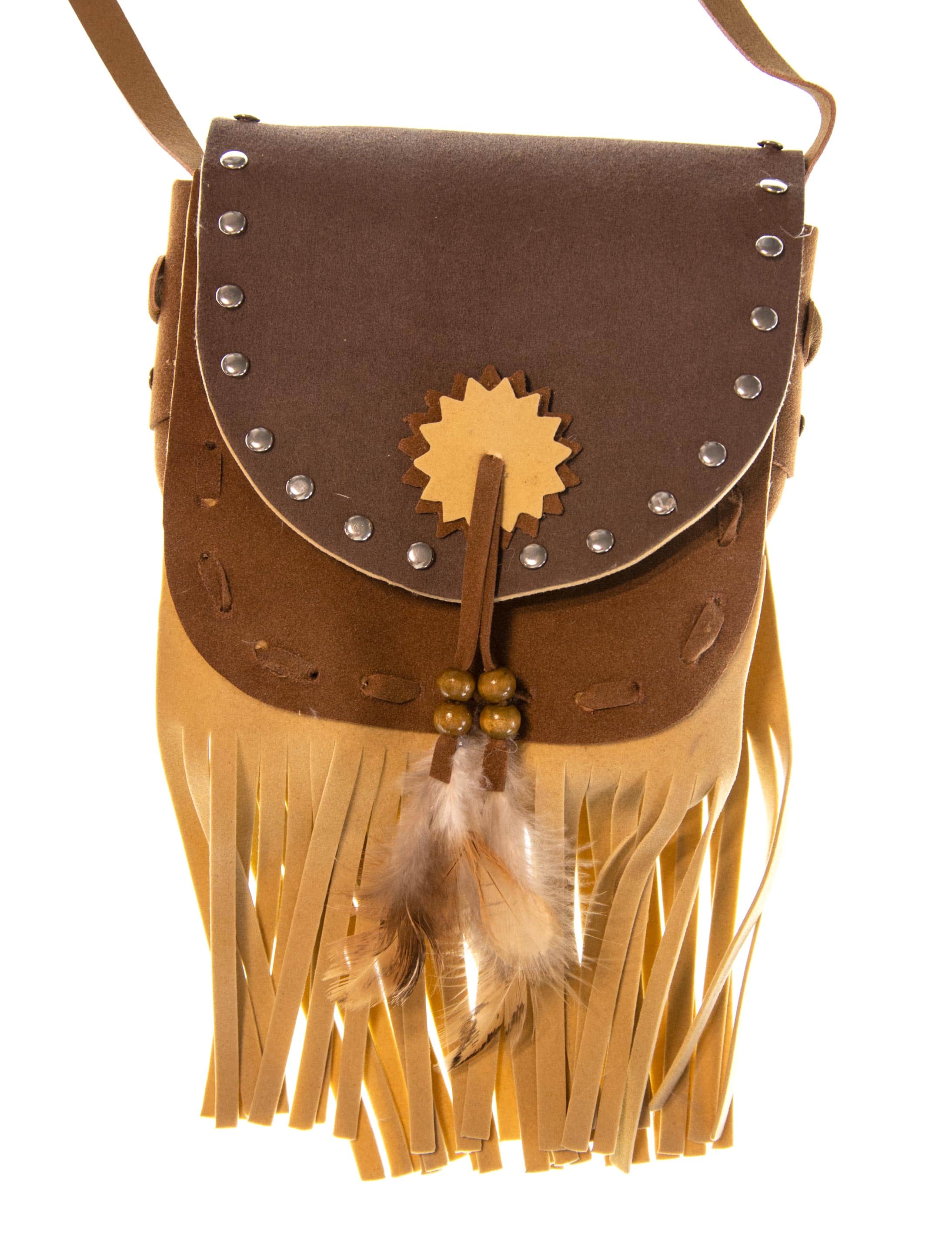 Tasche Indianer braun