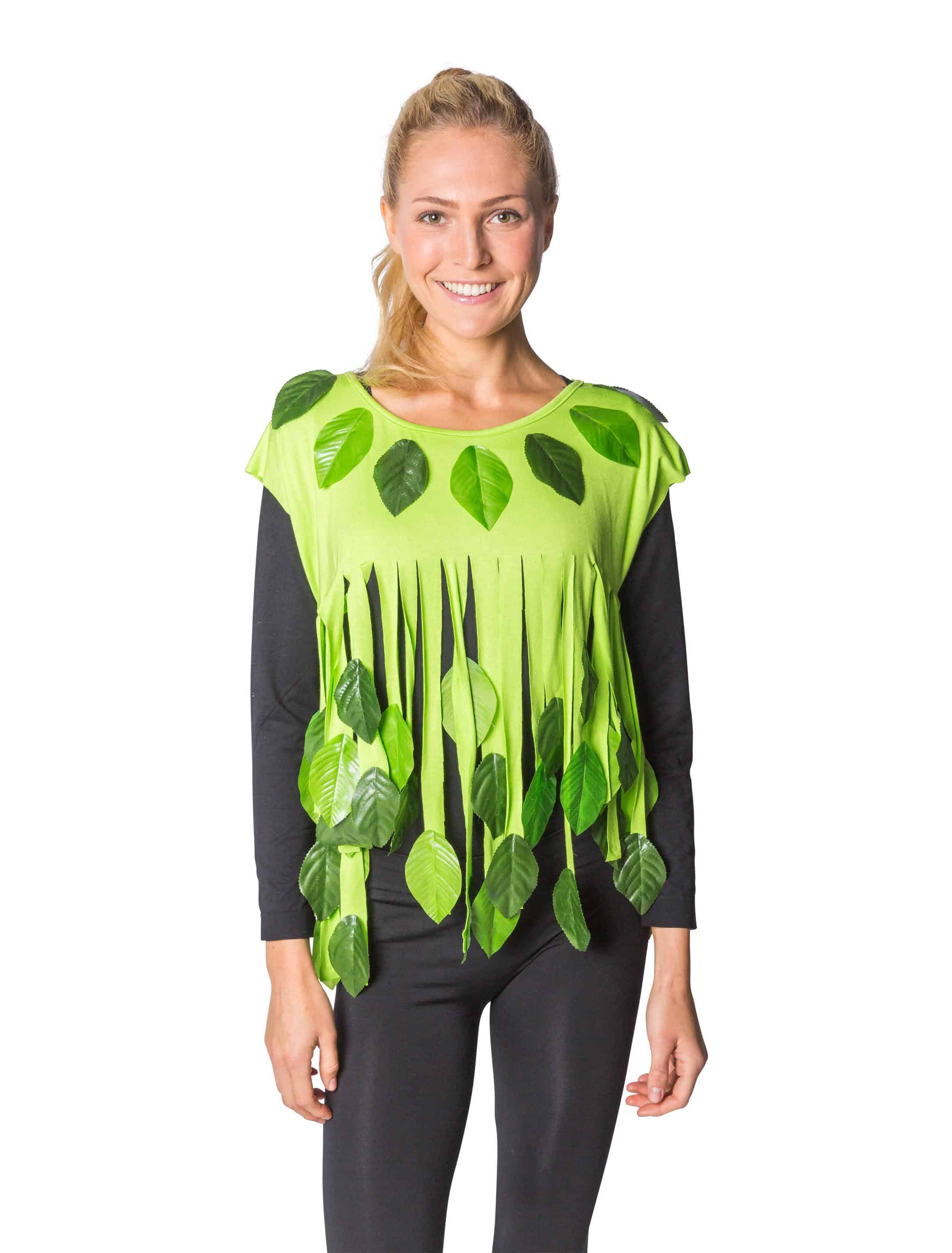 Kostüm mit Blättern grün L/XL