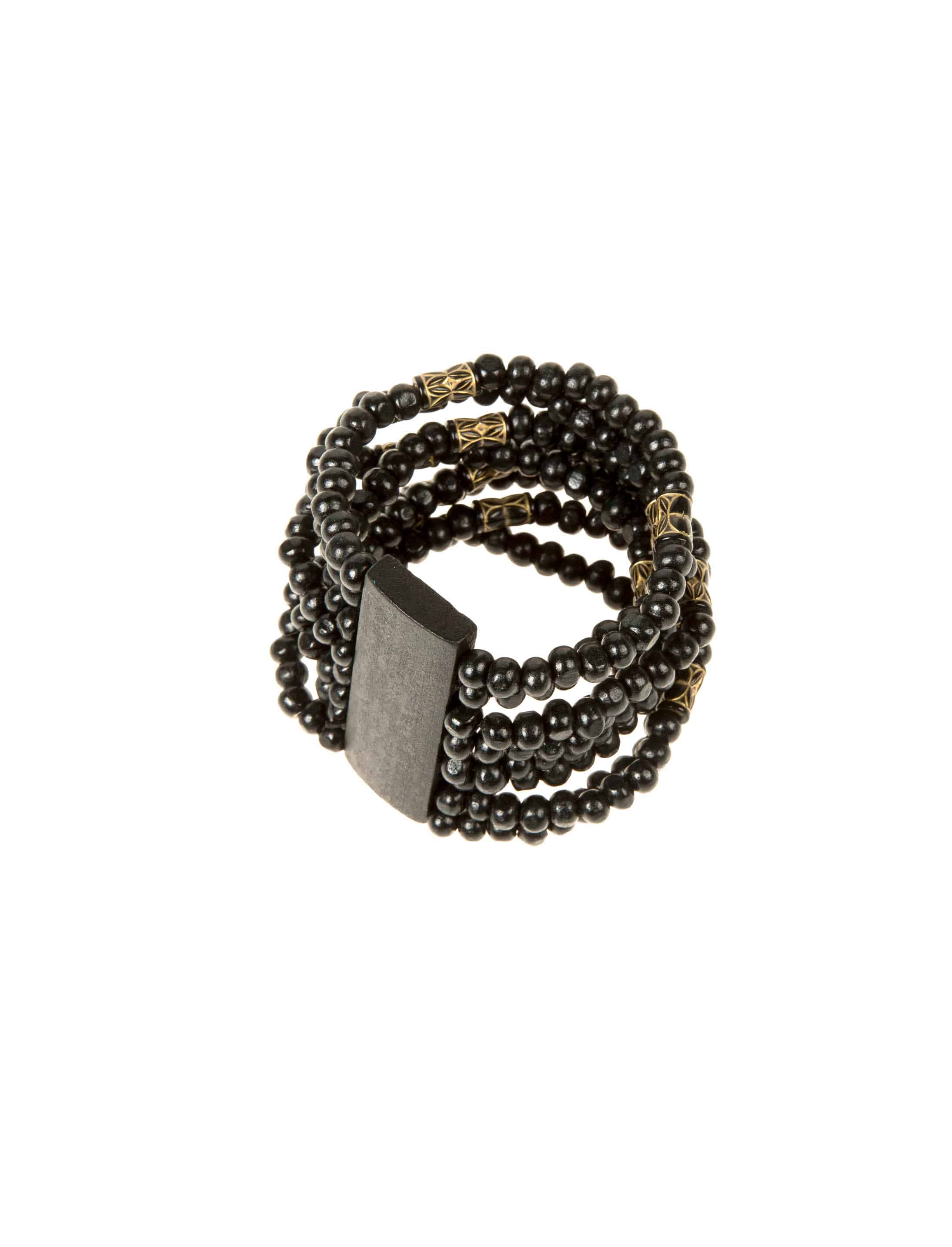 Perlenarmband schwarz Perlenarmband schwarz