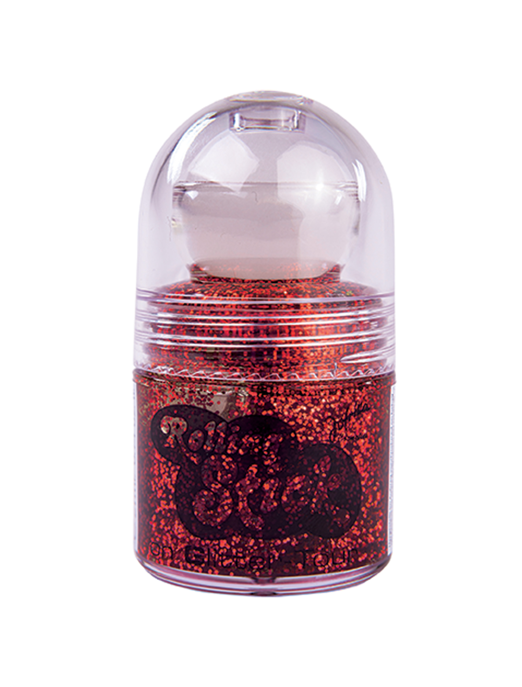Glitzer Roll-On rot