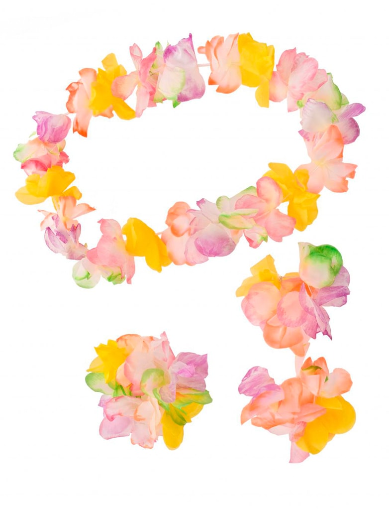 Hawaii Set pastellig 3-tlg.
