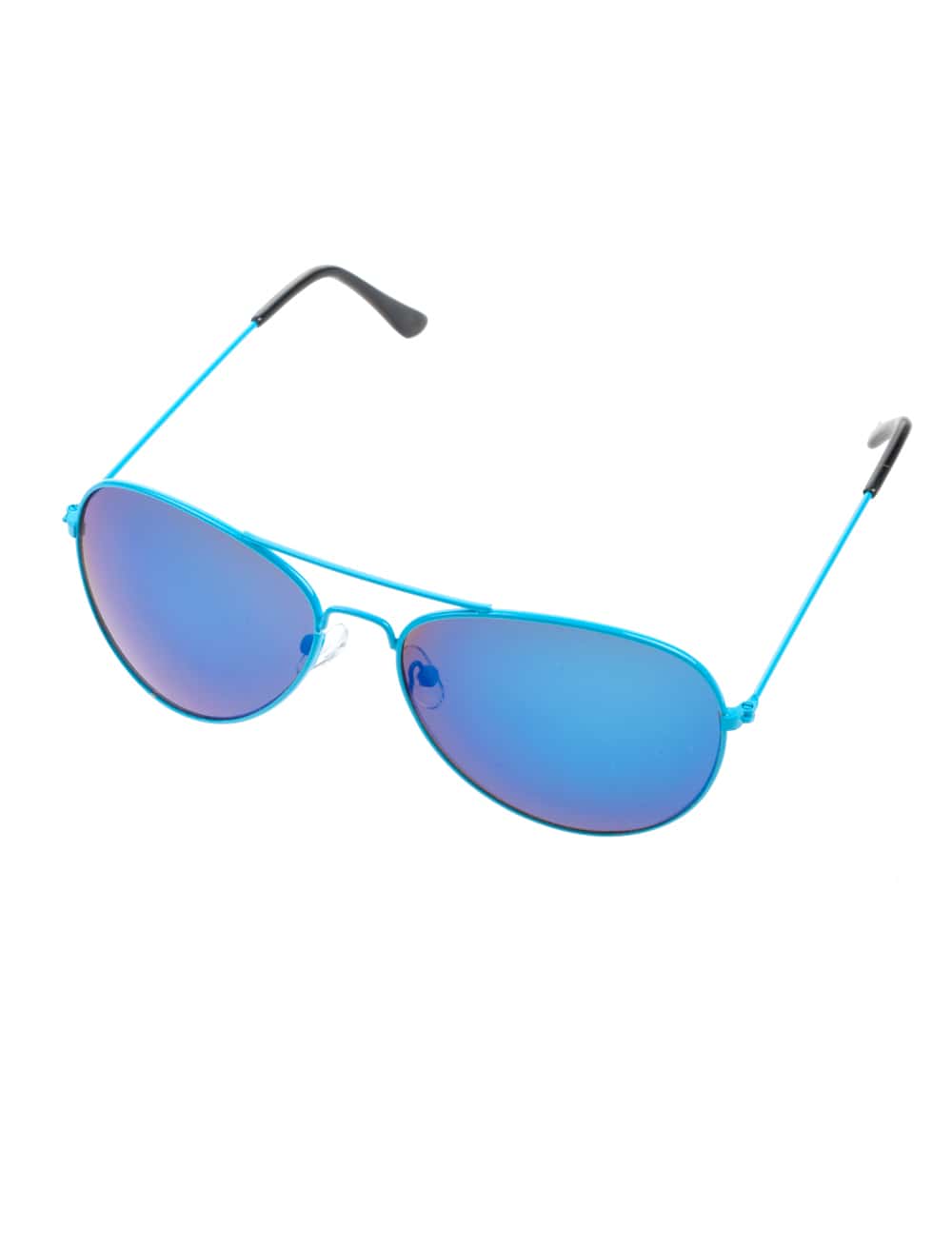 Brille Polizei verspiegelt blau