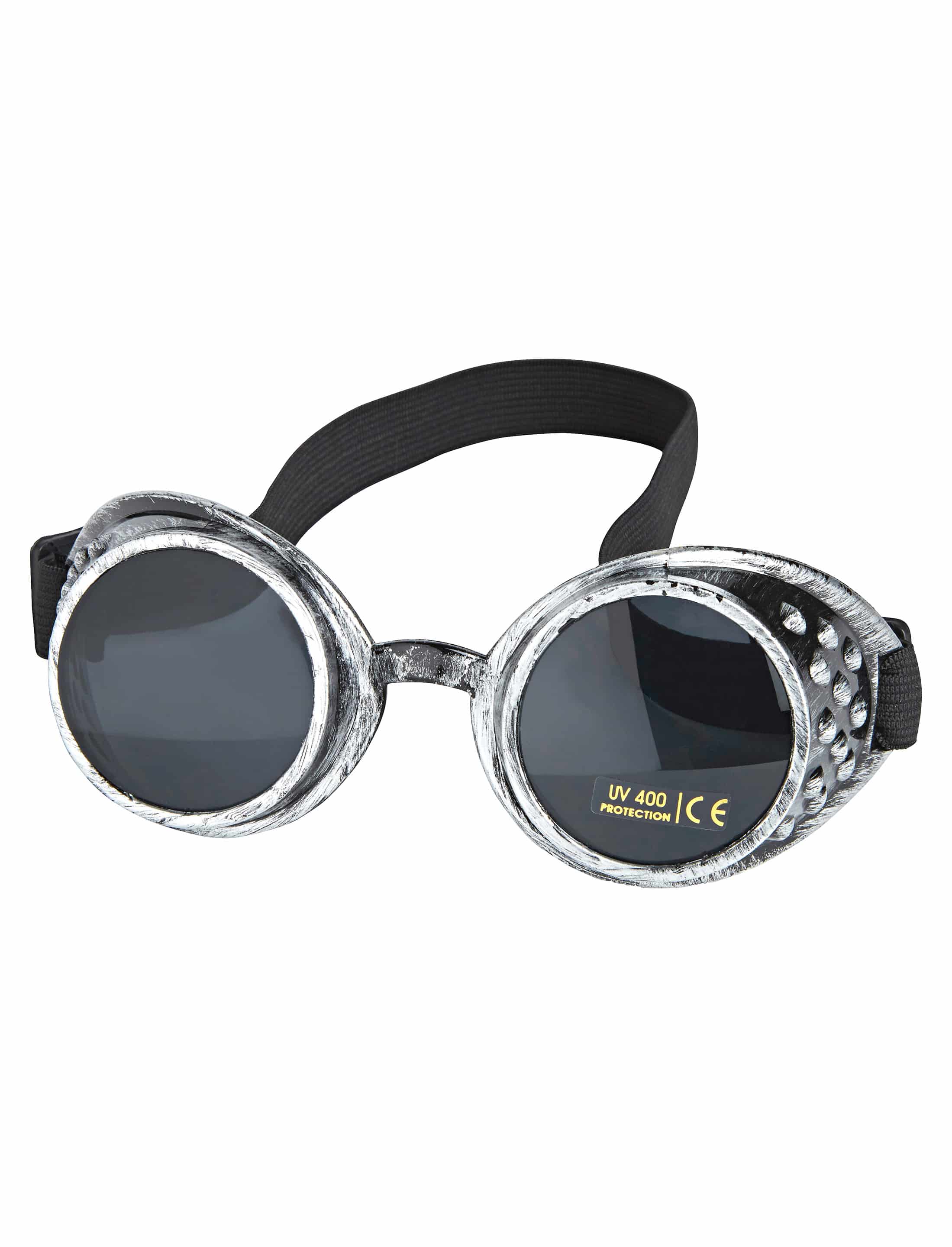 Brille Steampunk silber