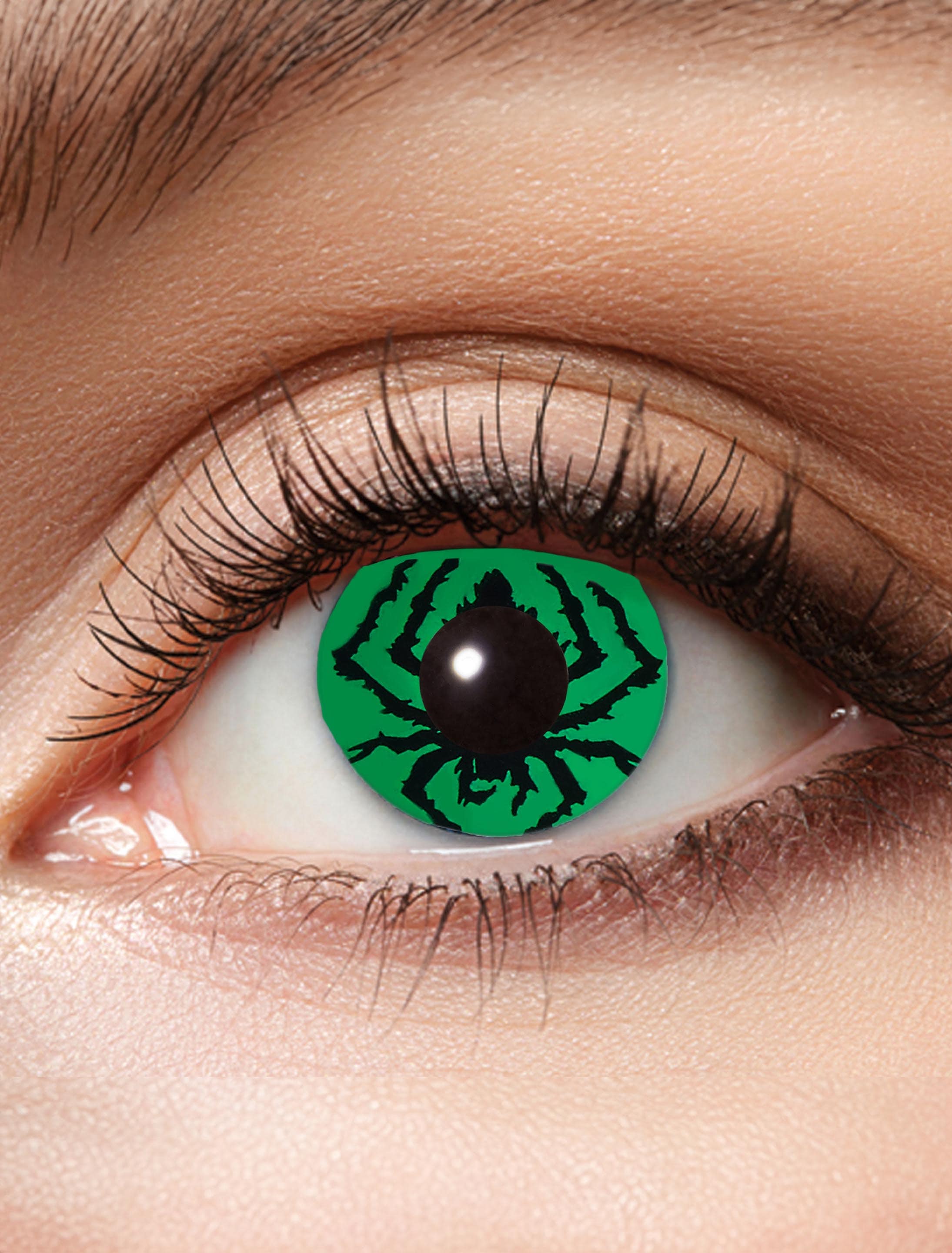 Kontaktlinsen Green Spider