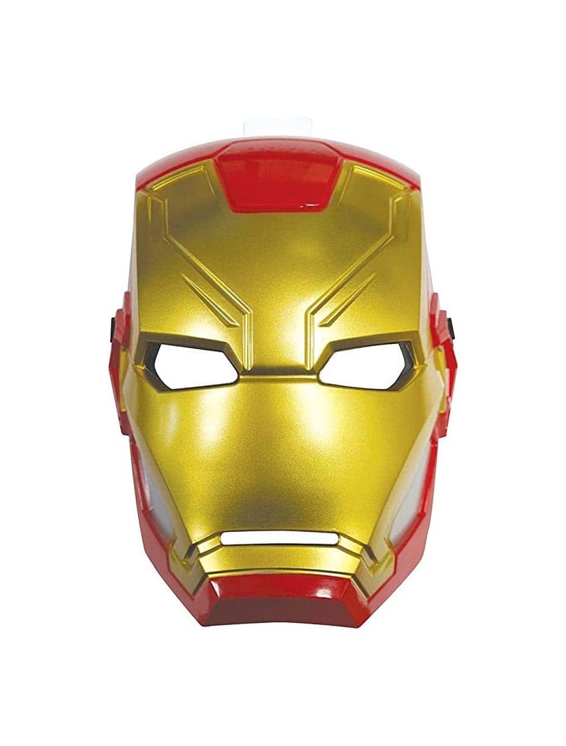 Maske Iron Man rot/gold
