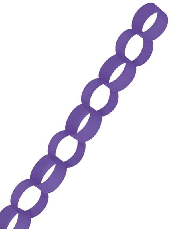 Kettengirlande 390cm violett