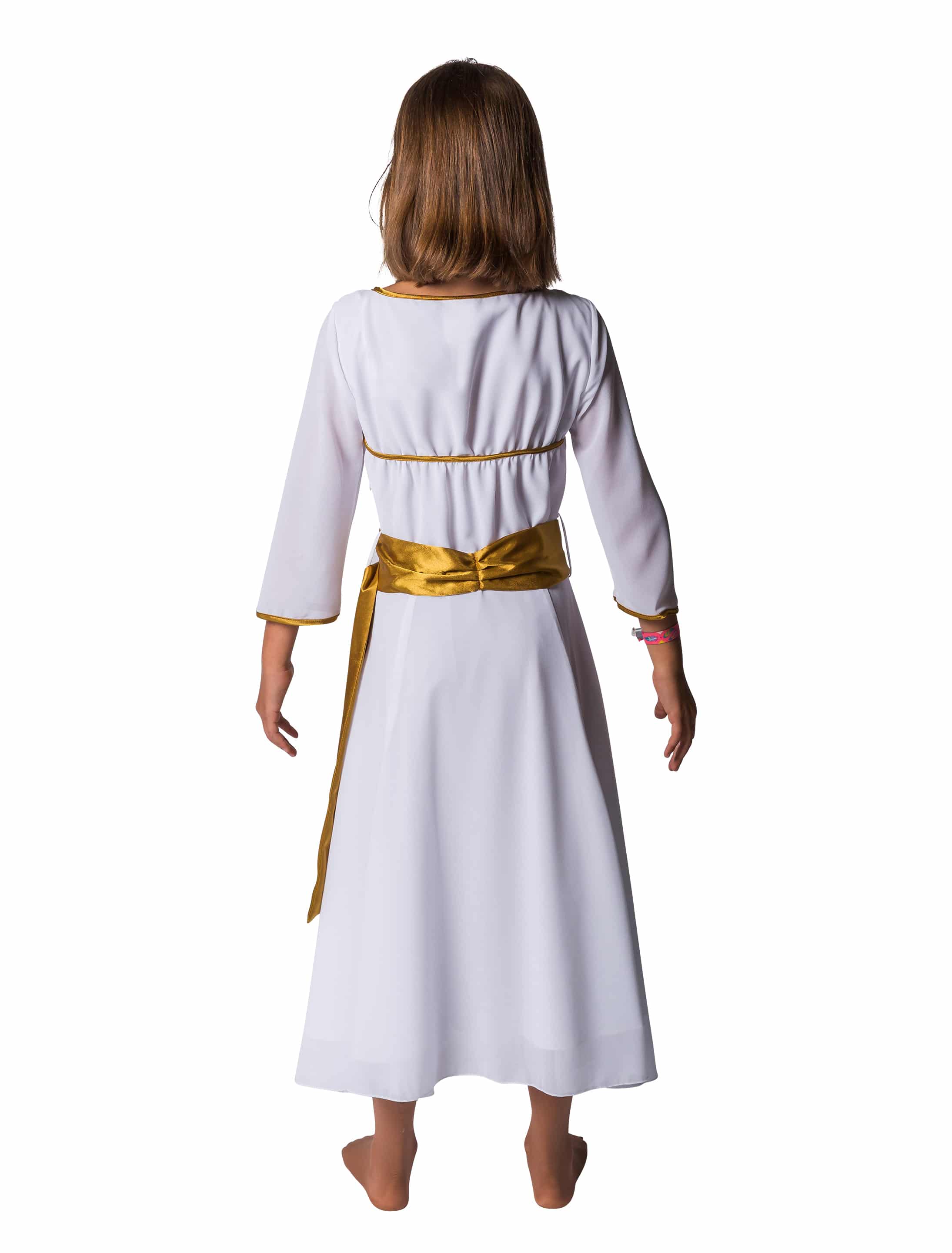 Kleid Engel lang Kinder weiß 128