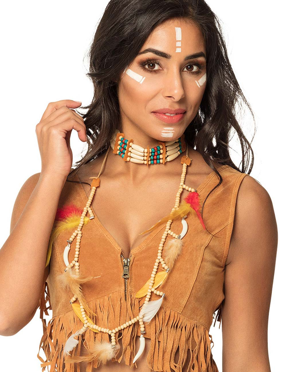 Halskette und Choker Set Indianer Halskette und Choker Set Indianer