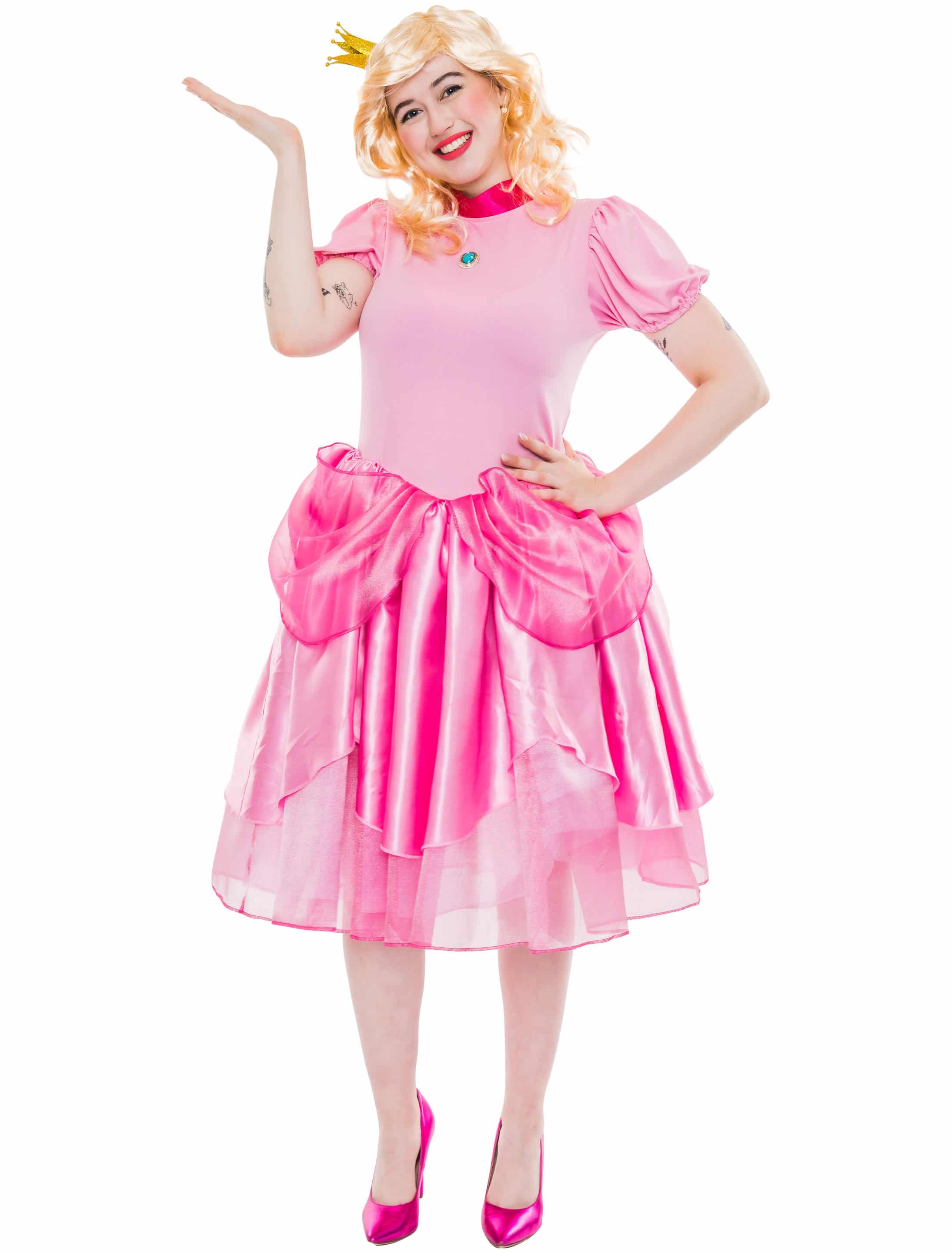 Kleid Königin Peach Damen pink XL