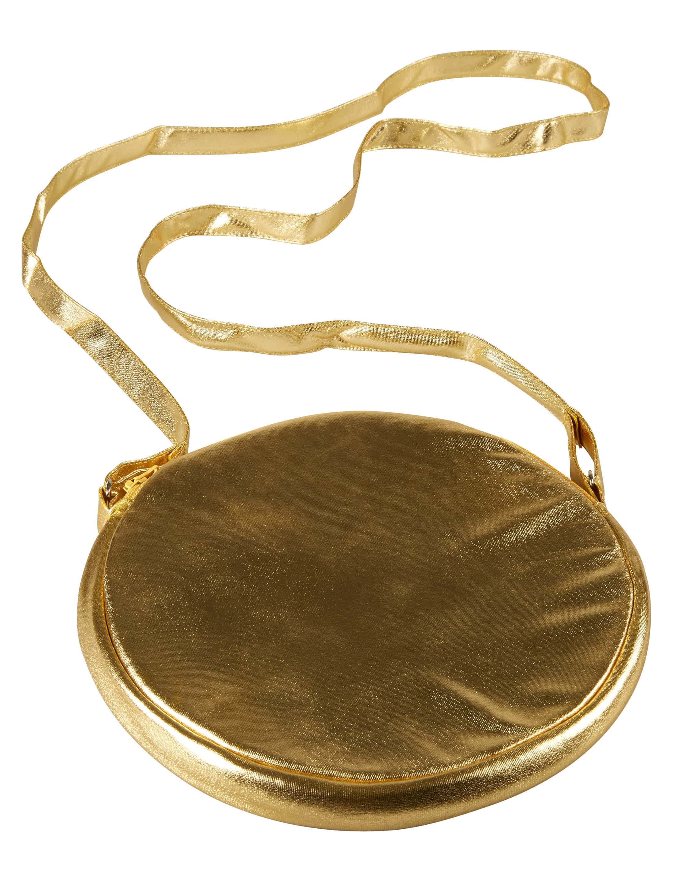 Tasche rund gold