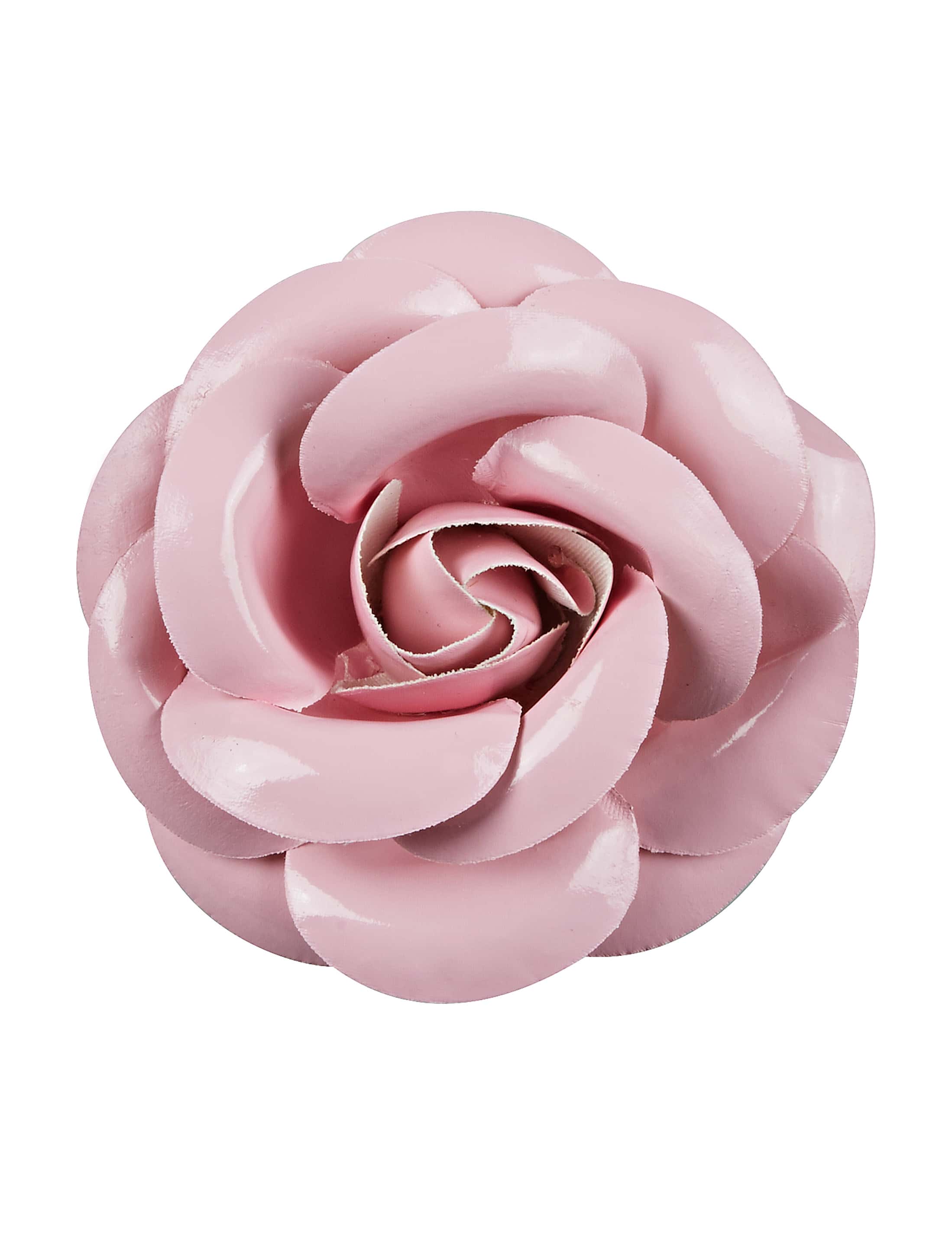 Ansteckblume Rose metallic pink