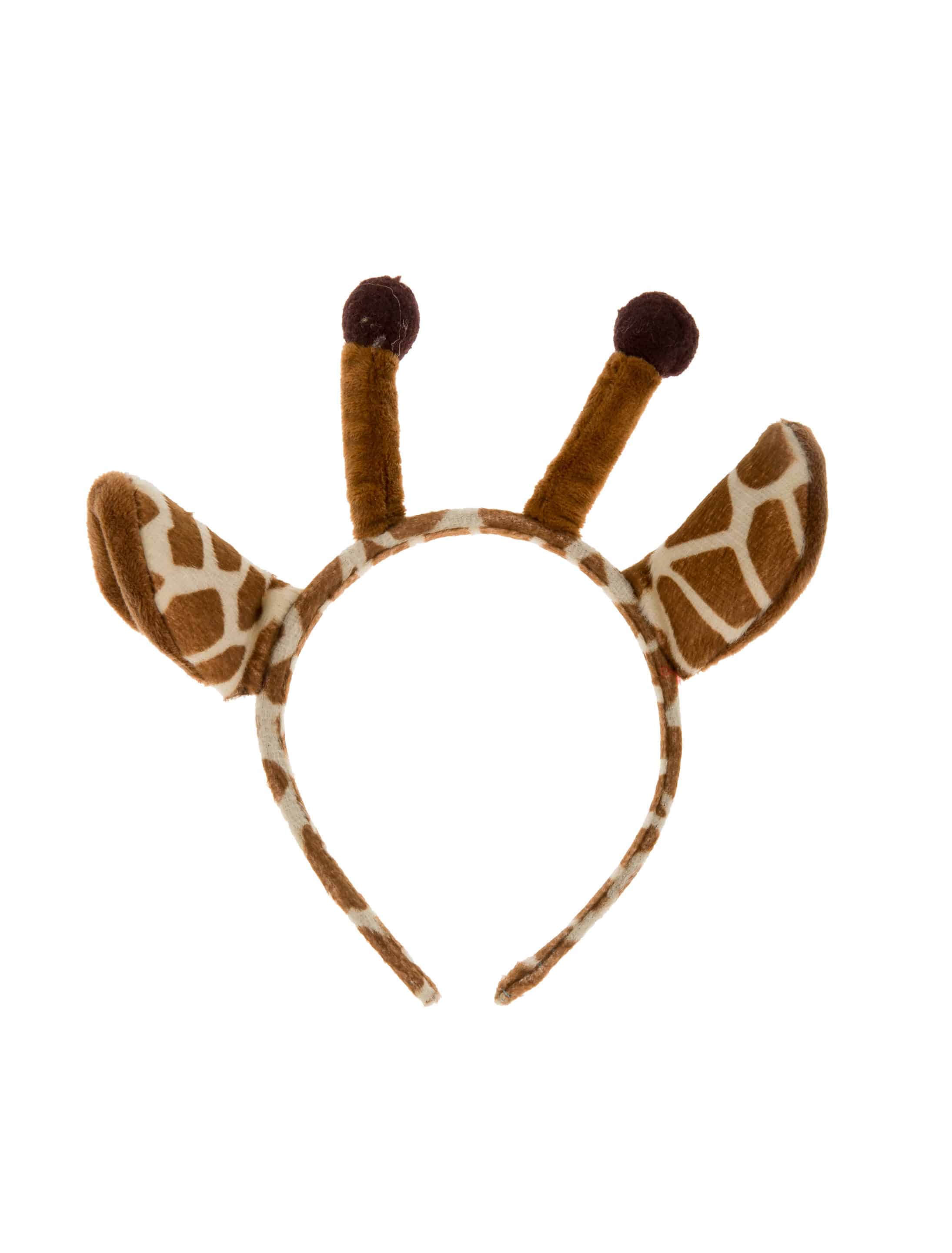 Haarreif Giraffe mit Hörnern Damen weiß/braun