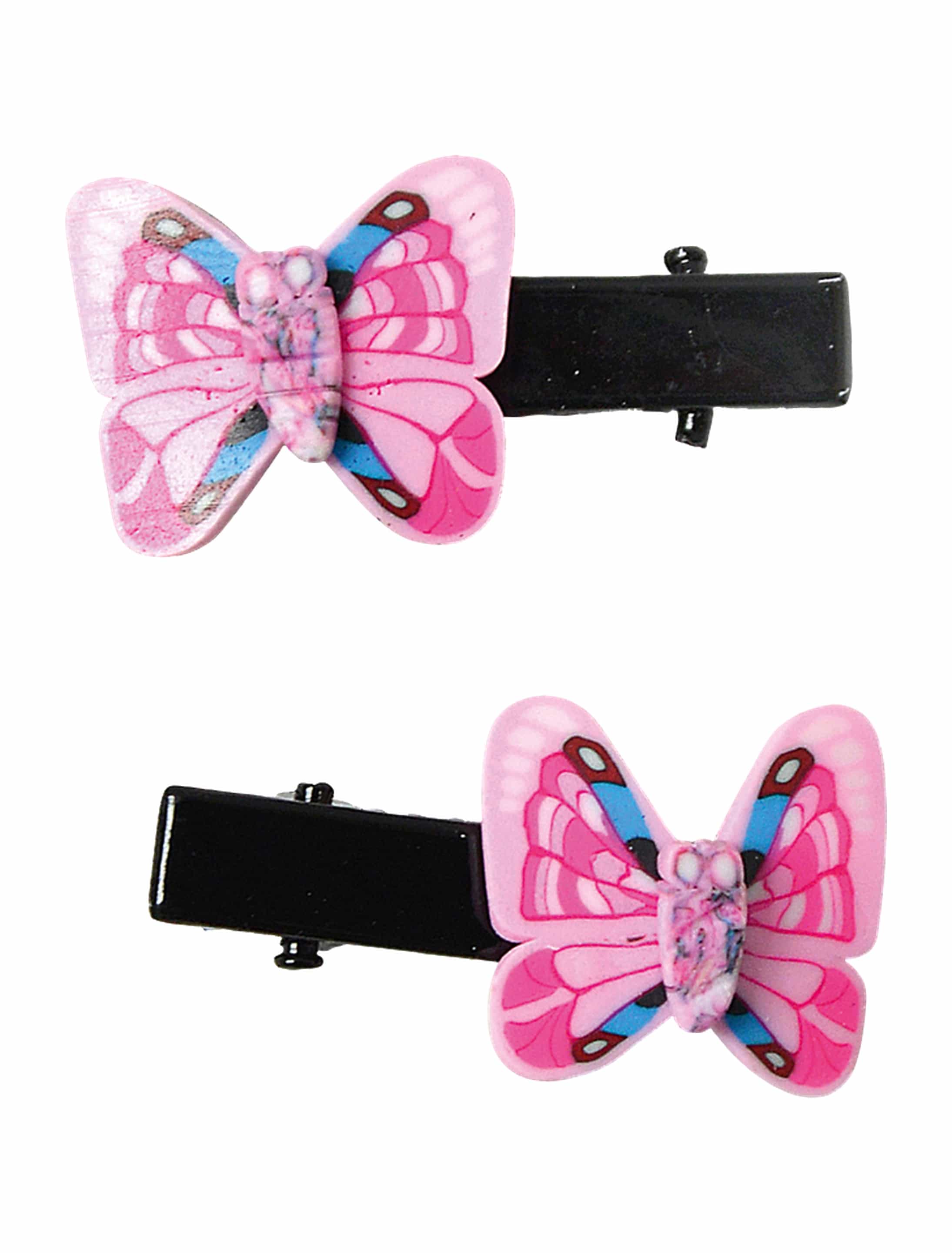 Haarspangen Schmetterling Kinder rosa