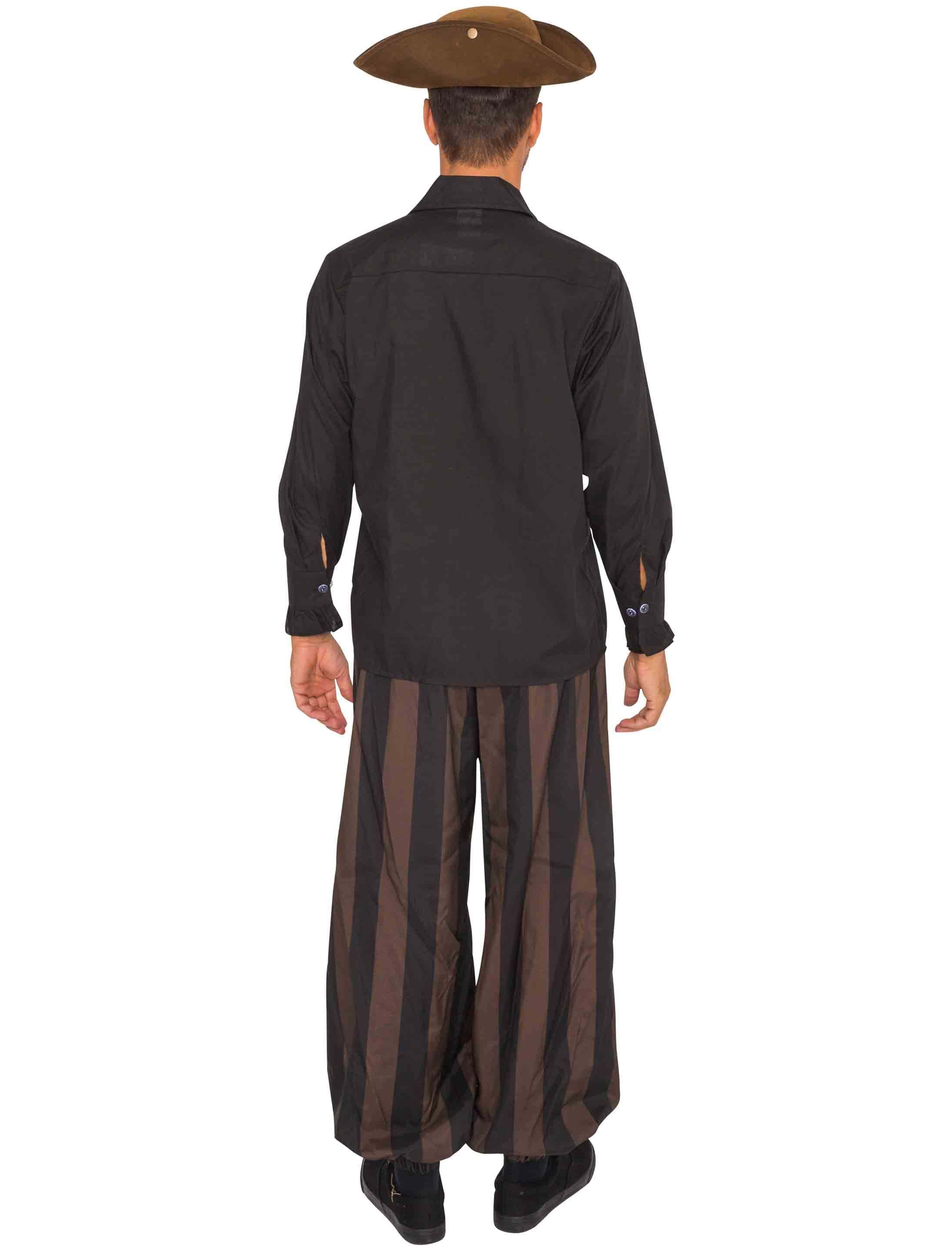 Rüschenhemd Herren schwarz 2XL