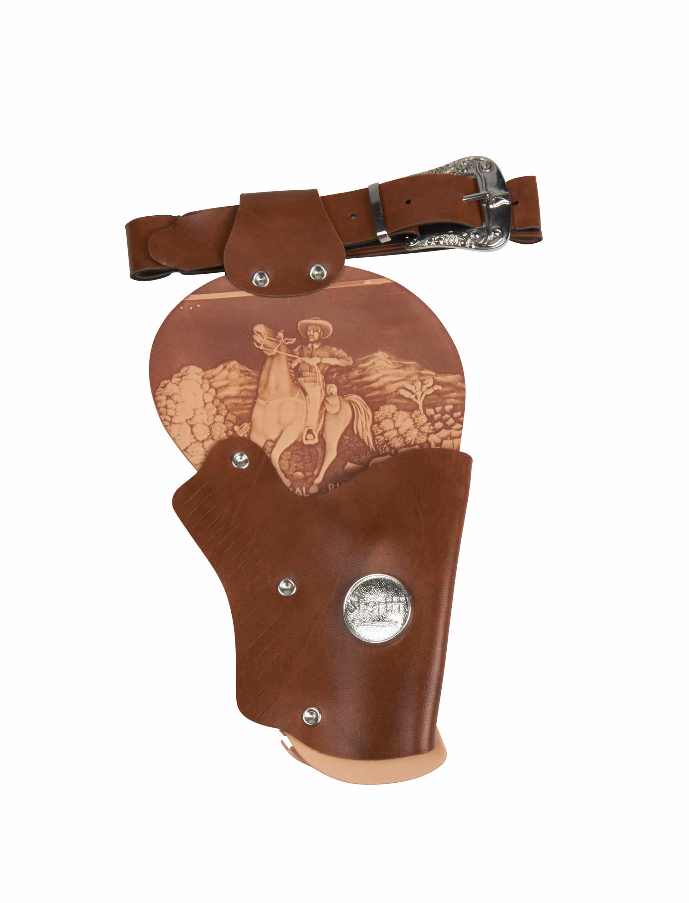 Coltgürtel Leder/Skai 1 Tasche braun
