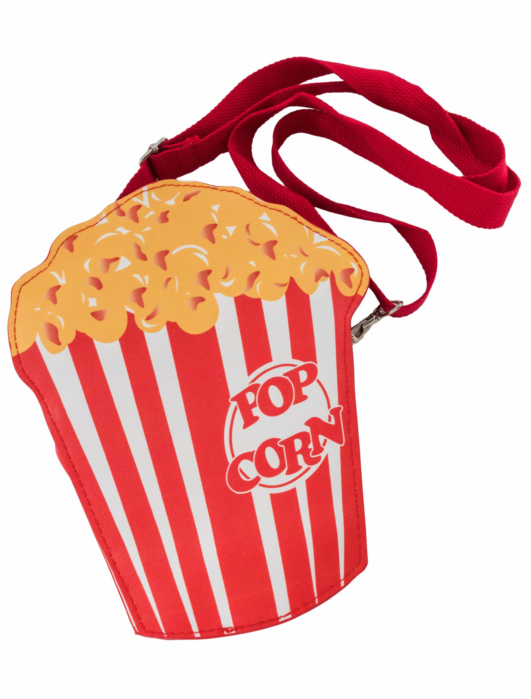 Tasche Popcorn rot/weiß