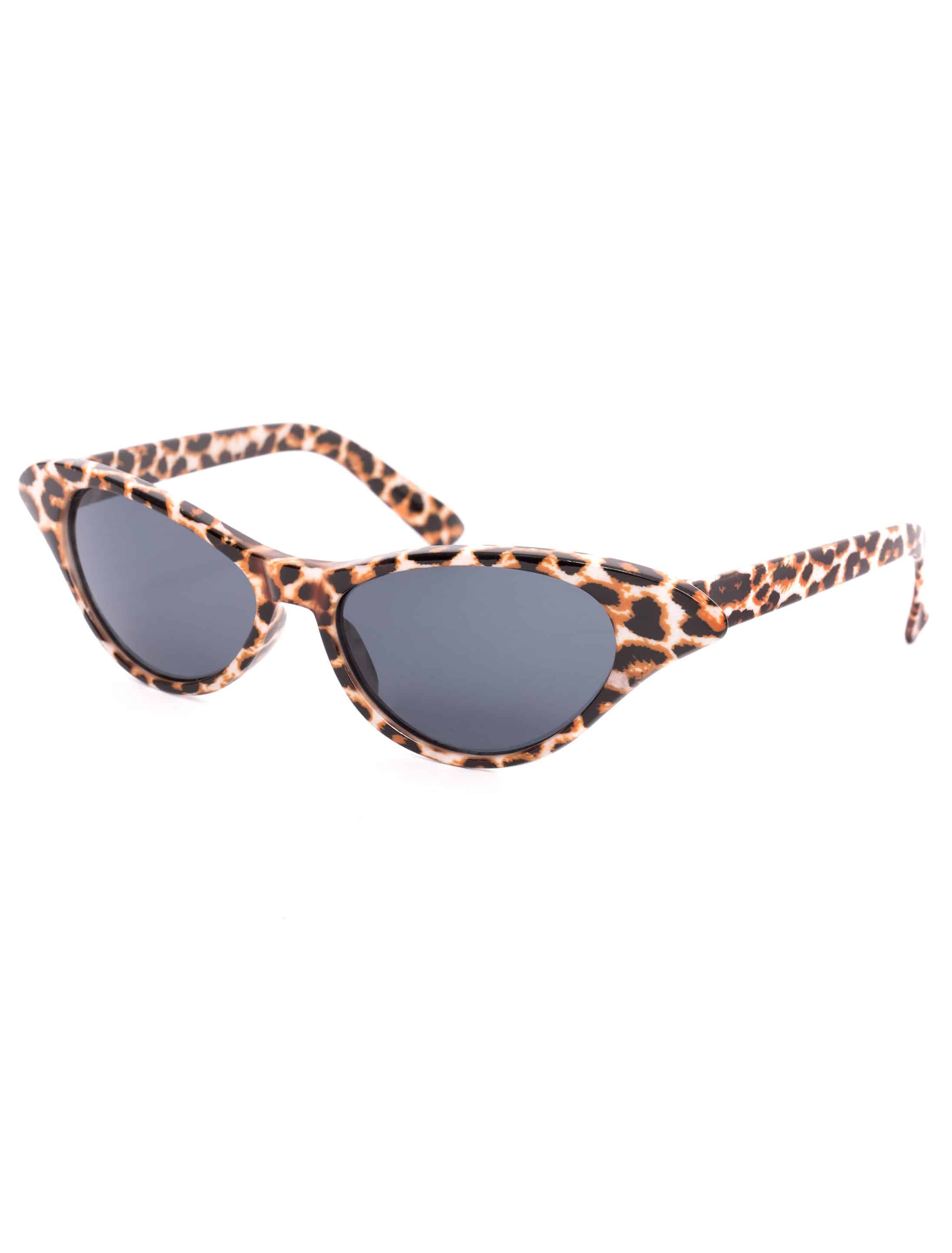 Brille Leopard braun