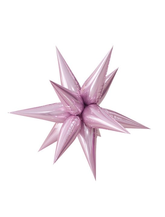 Folienballon Stern 3D L pink