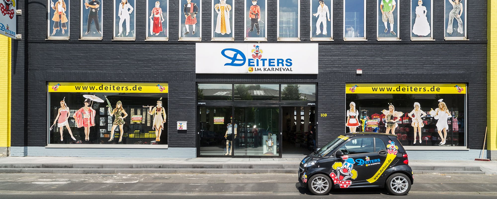 Deiters Kostümladen in Bonn-Beuel Außenansicht