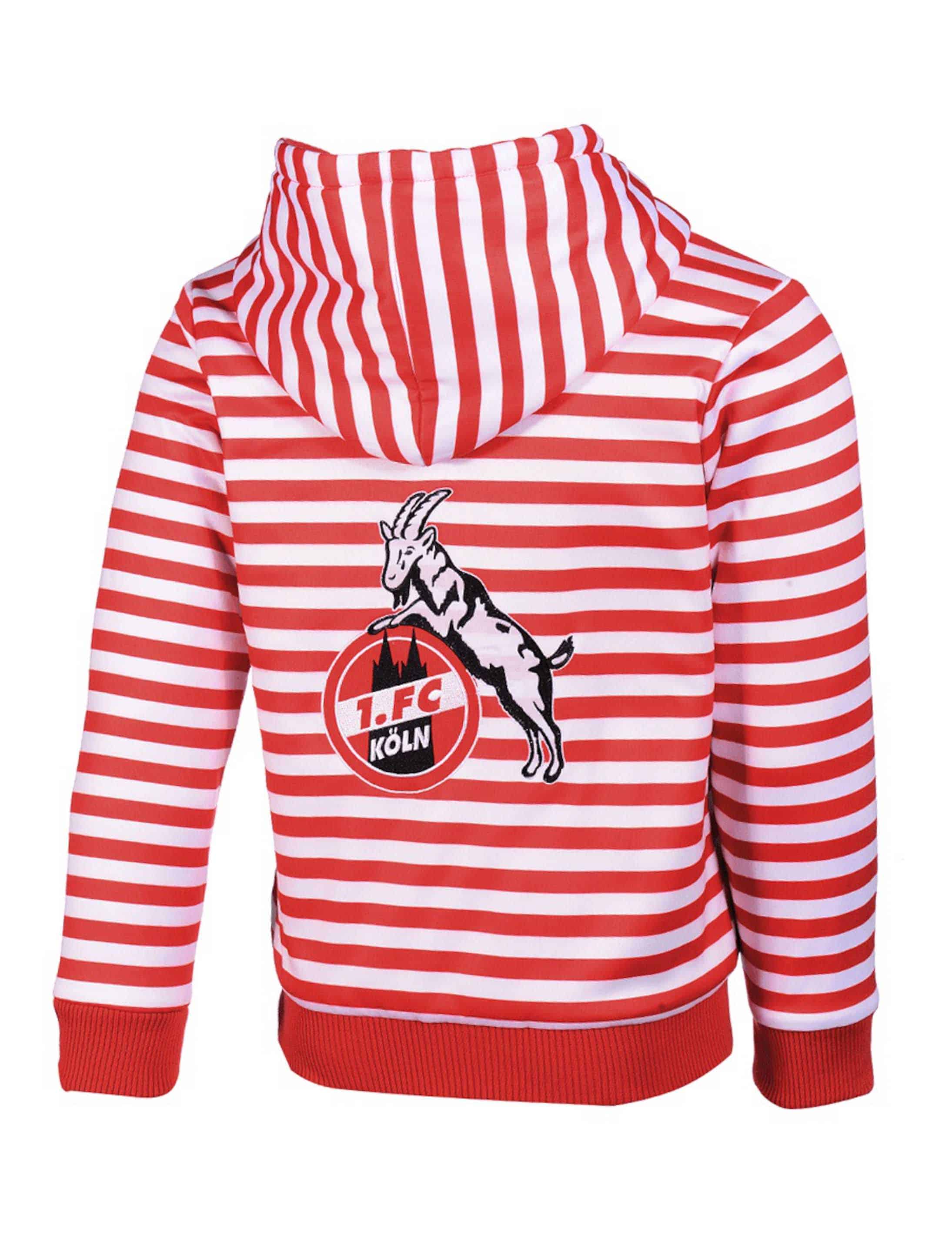 Wendejacke 1. FC Köln Ringel rot/weiß M
