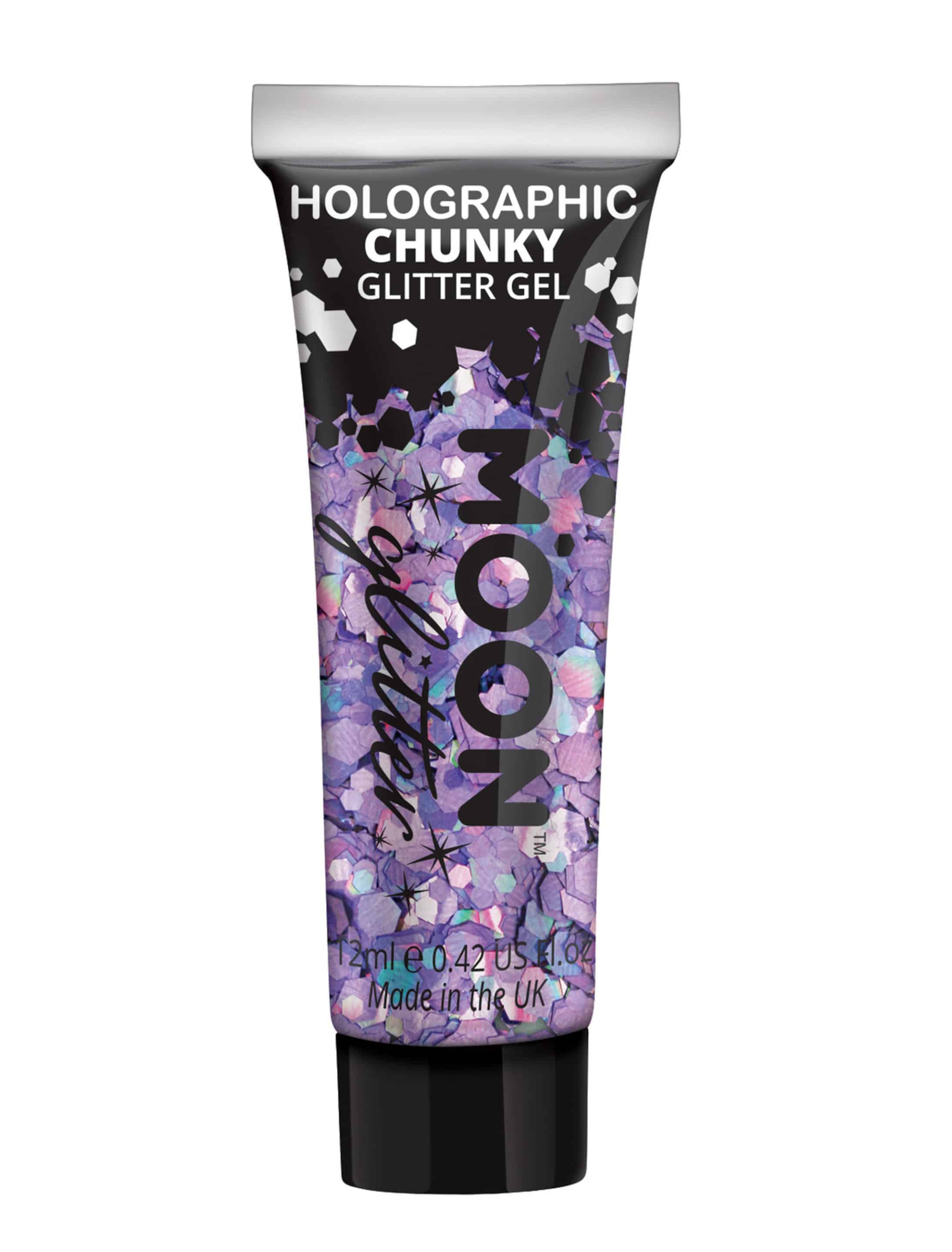 Glitzergel Chunky Holographic 12ml violett