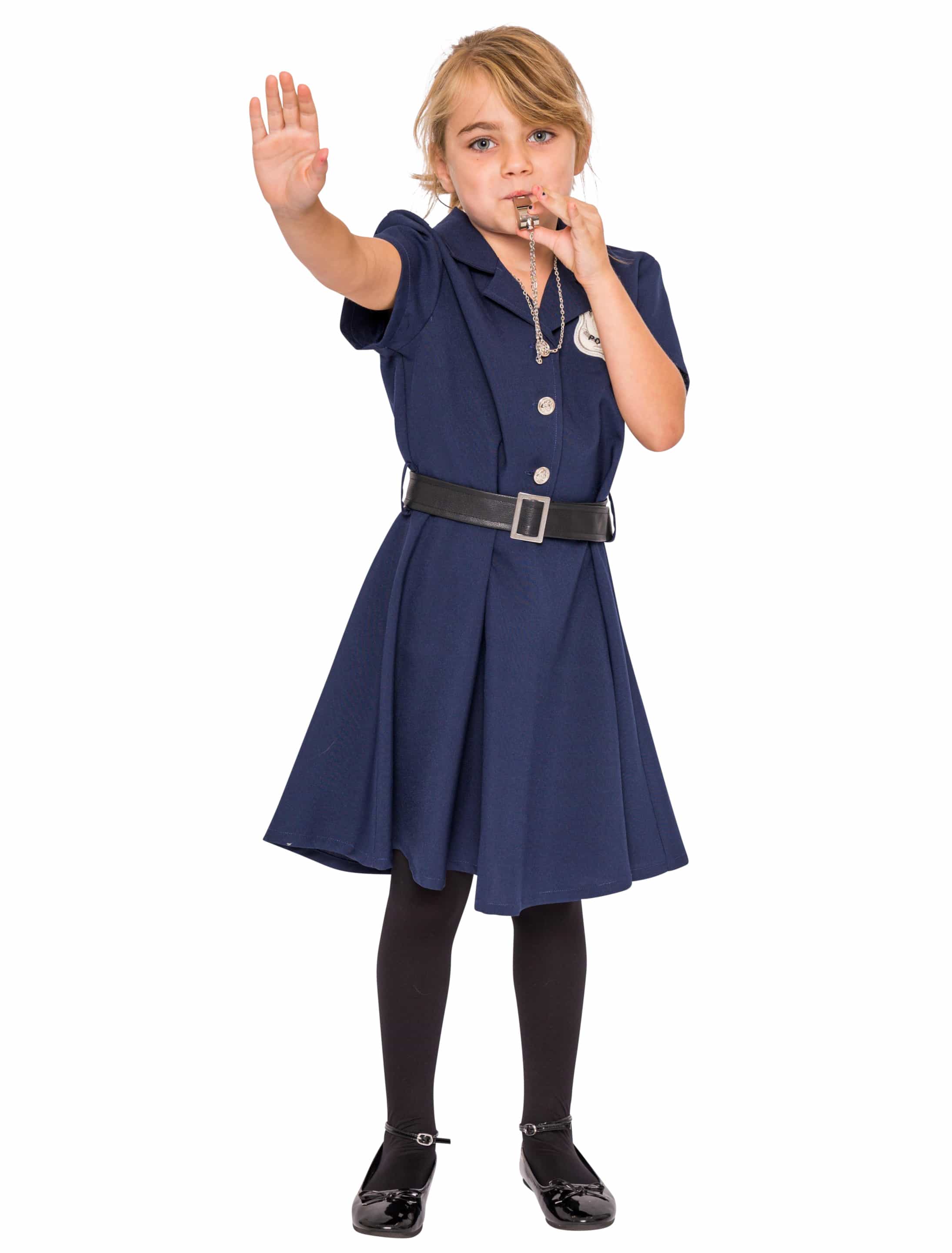 Kleid Police Kinder 2-tlg. blau 140