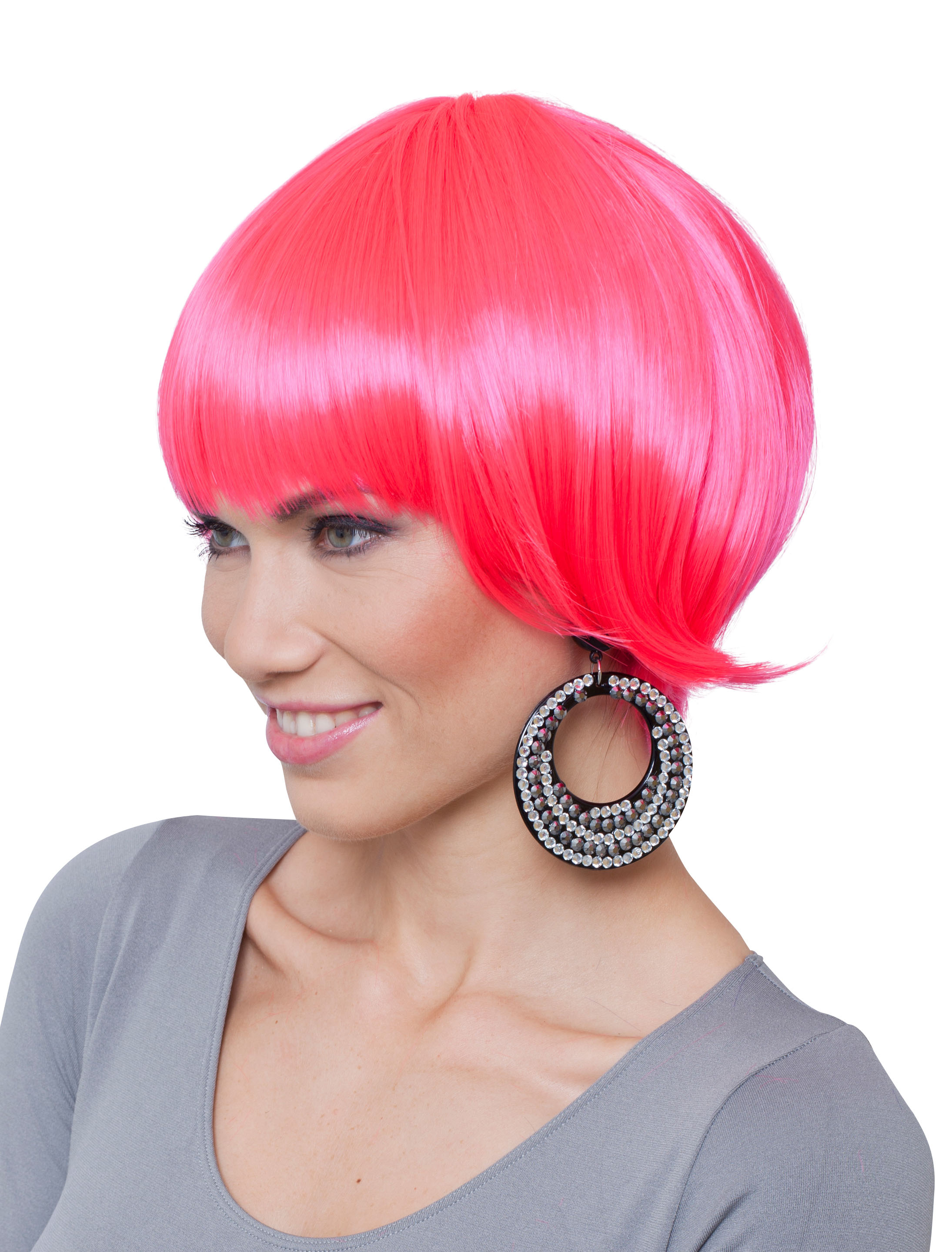 Perücke Bob pink one size Perücke Bob pink one size
