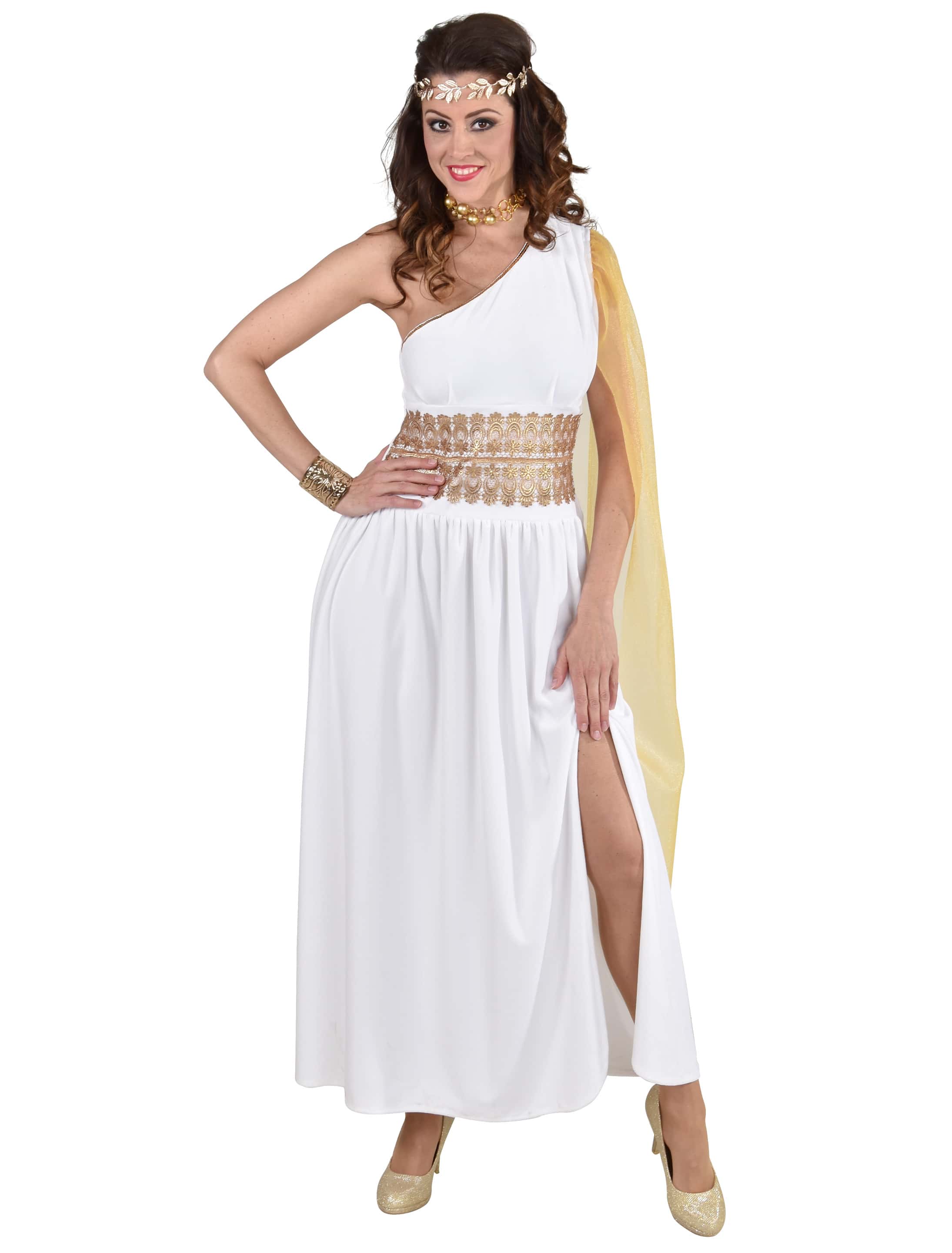 Kleid Toga Damen weiß S