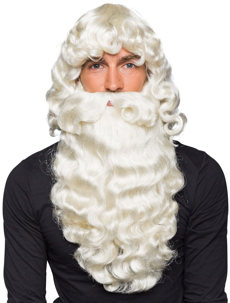 Weihnachtsmann Bischof Bart Perücke Nikolaus-Set deluxe Weihnachtsmann Bischof Bart Perücke Nikolaus-Set deluxe