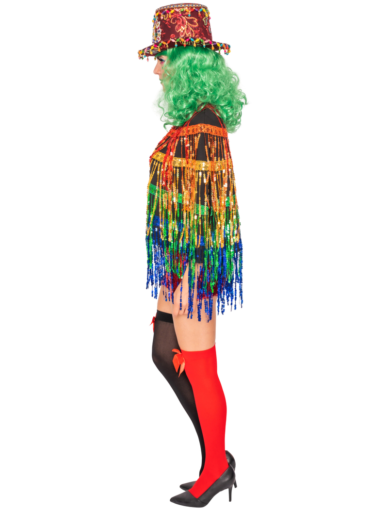 Bristol Novelty BW135 Lametta-Perücke – Bunte Tinsel-Wig Für Halloween, Karneval & Mottopartys – Einheitsgröße, Leicht & Auffällig – Perfektes Kostüm-Accessoire Party Perücke Kostüm