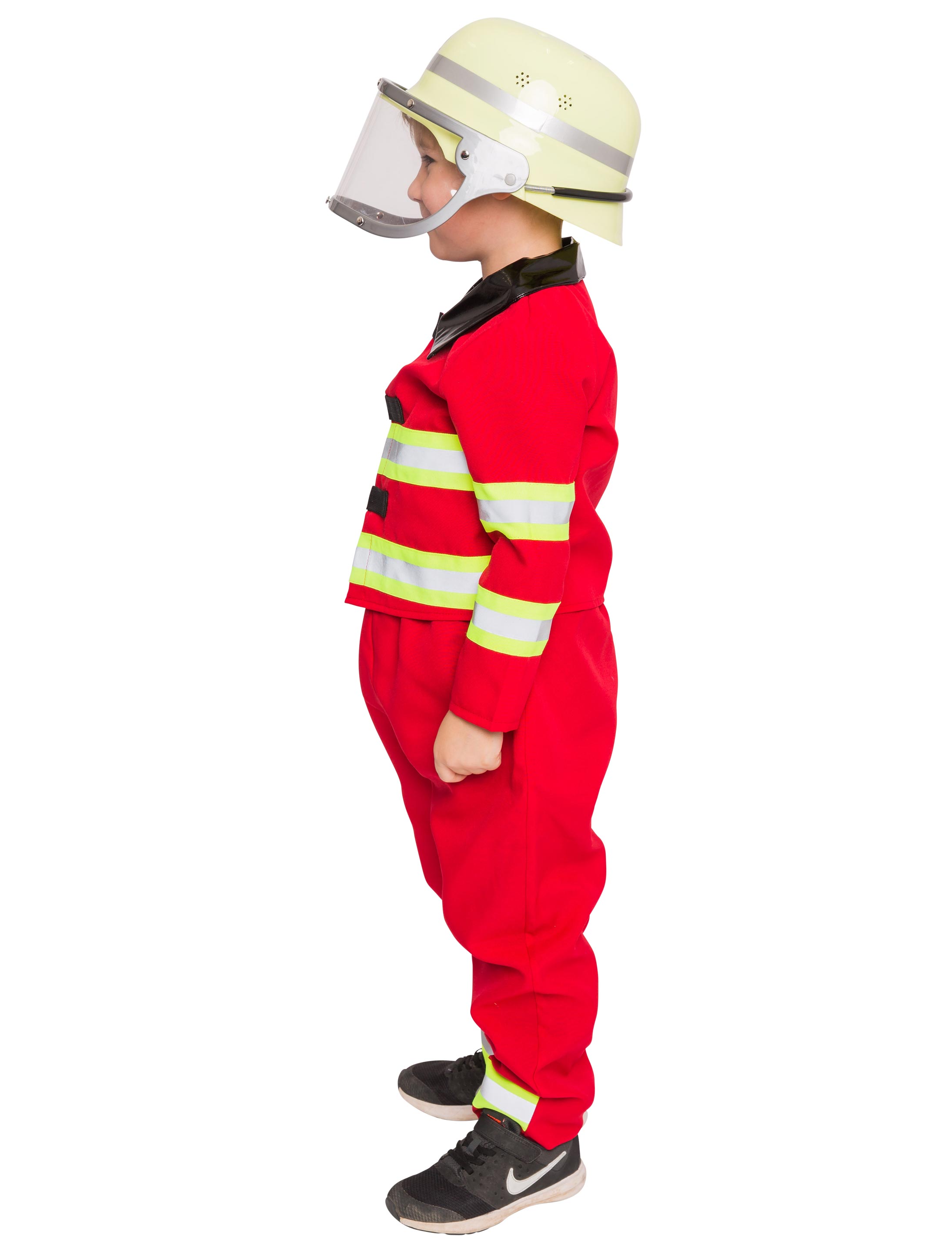 Anzug Feuerwehrmann Kinder 2-tlg. Jungen rot 9-10 Jahre Anzug Feuerwehrmann Kinder 2-tlg. Jungen rot 9-10 Jahre
