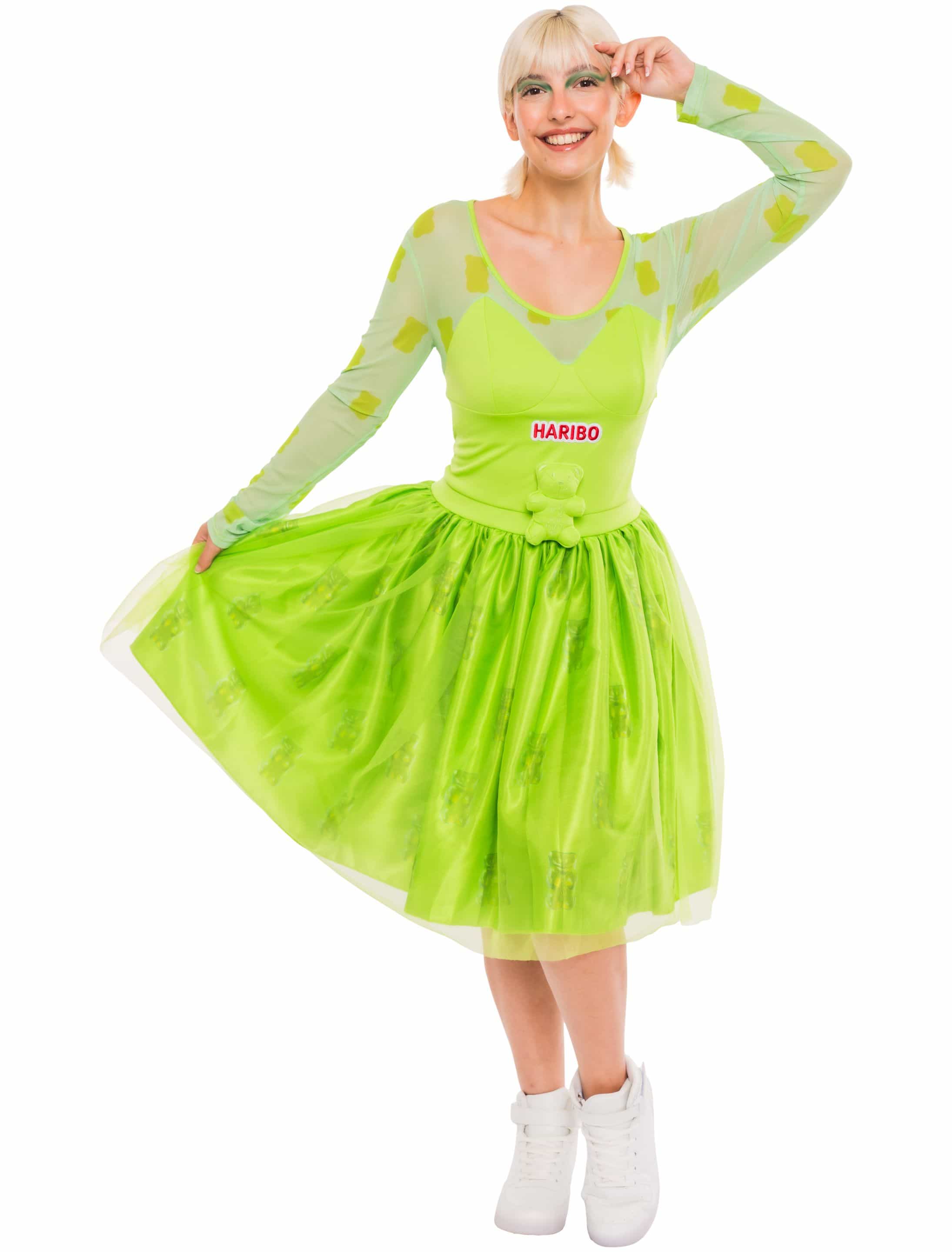 Kleid HARIBO Goldbären Damen grün XS Kleid HARIBO Goldbären Damen grün XS