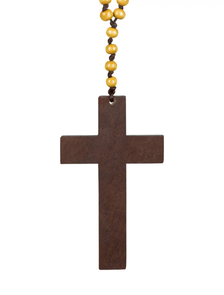 Halskette Priesterkreuz mit Perlen