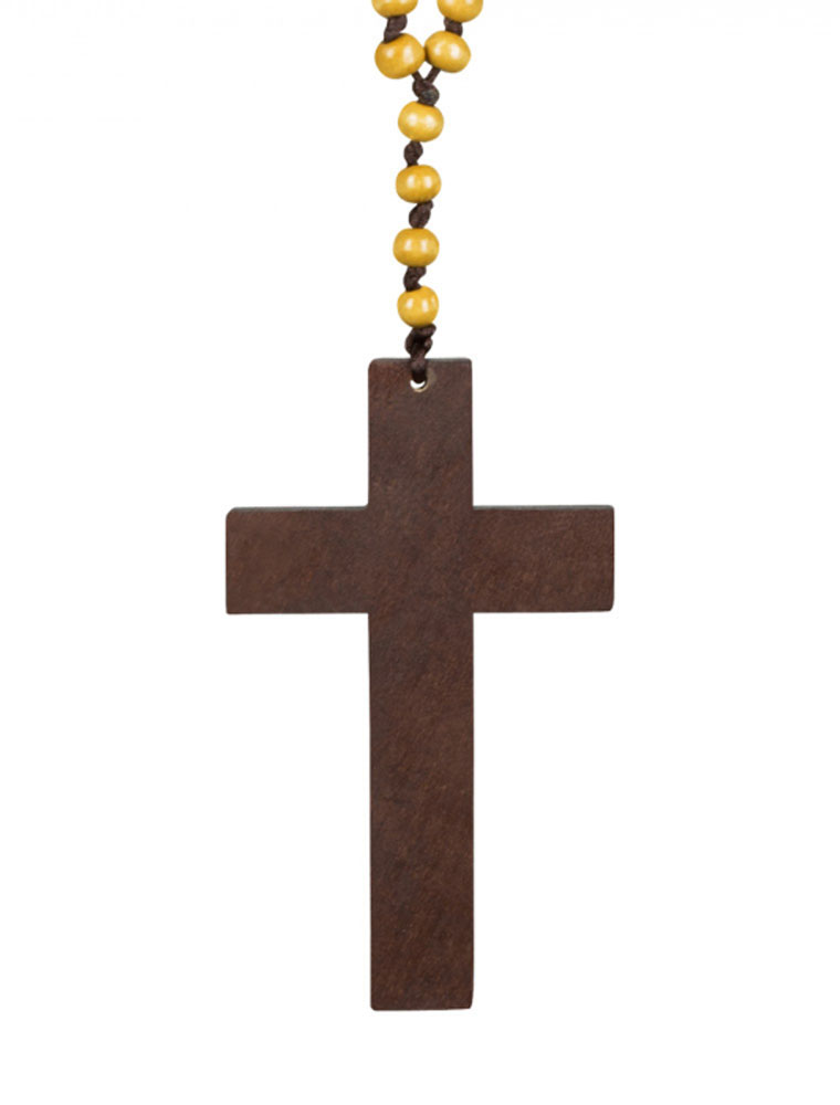 Halskette Priesterkreuz mit Perlen Halskette Priesterkreuz mit Perlen