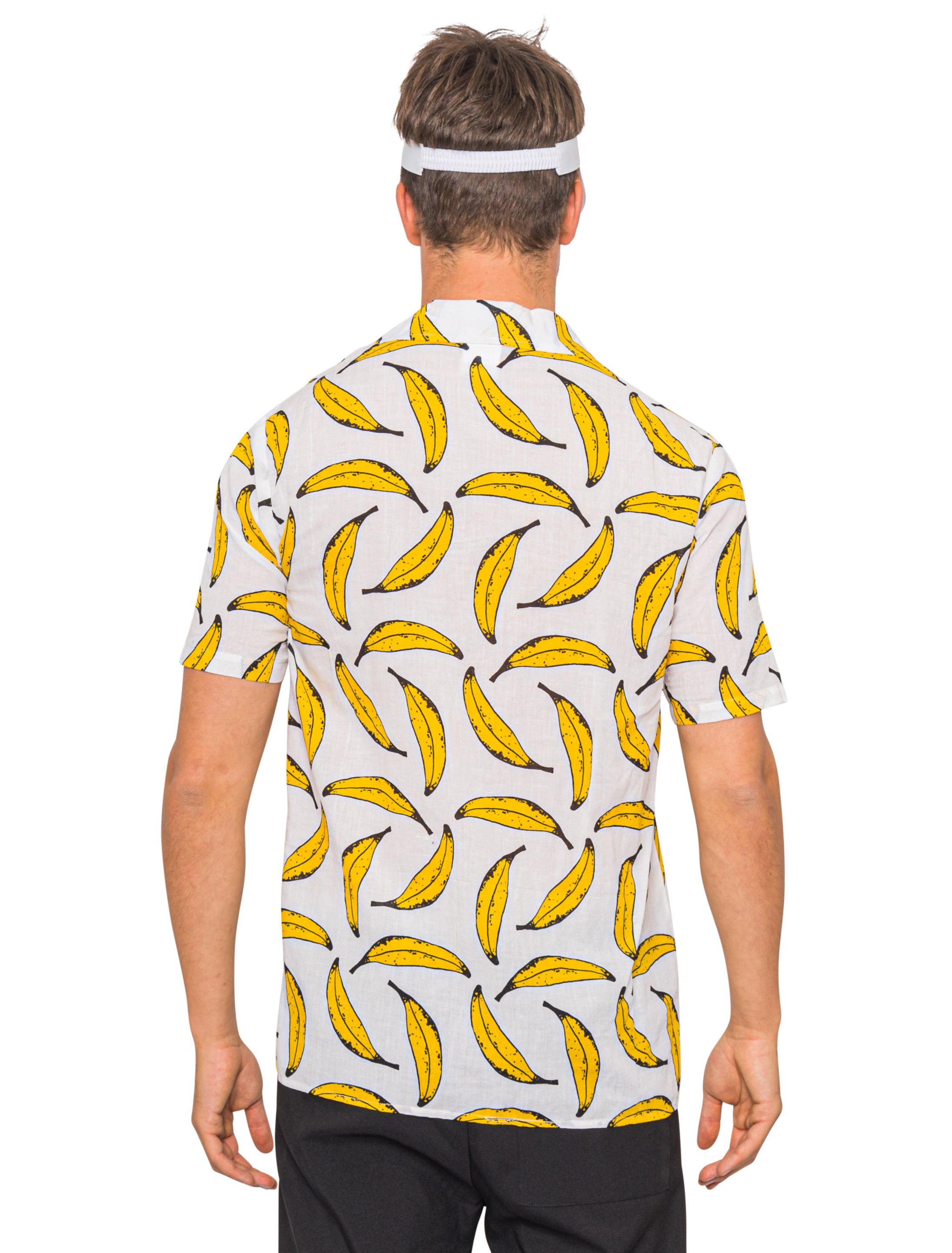 Hemd Hawaii mit Bananen gelb 2XL