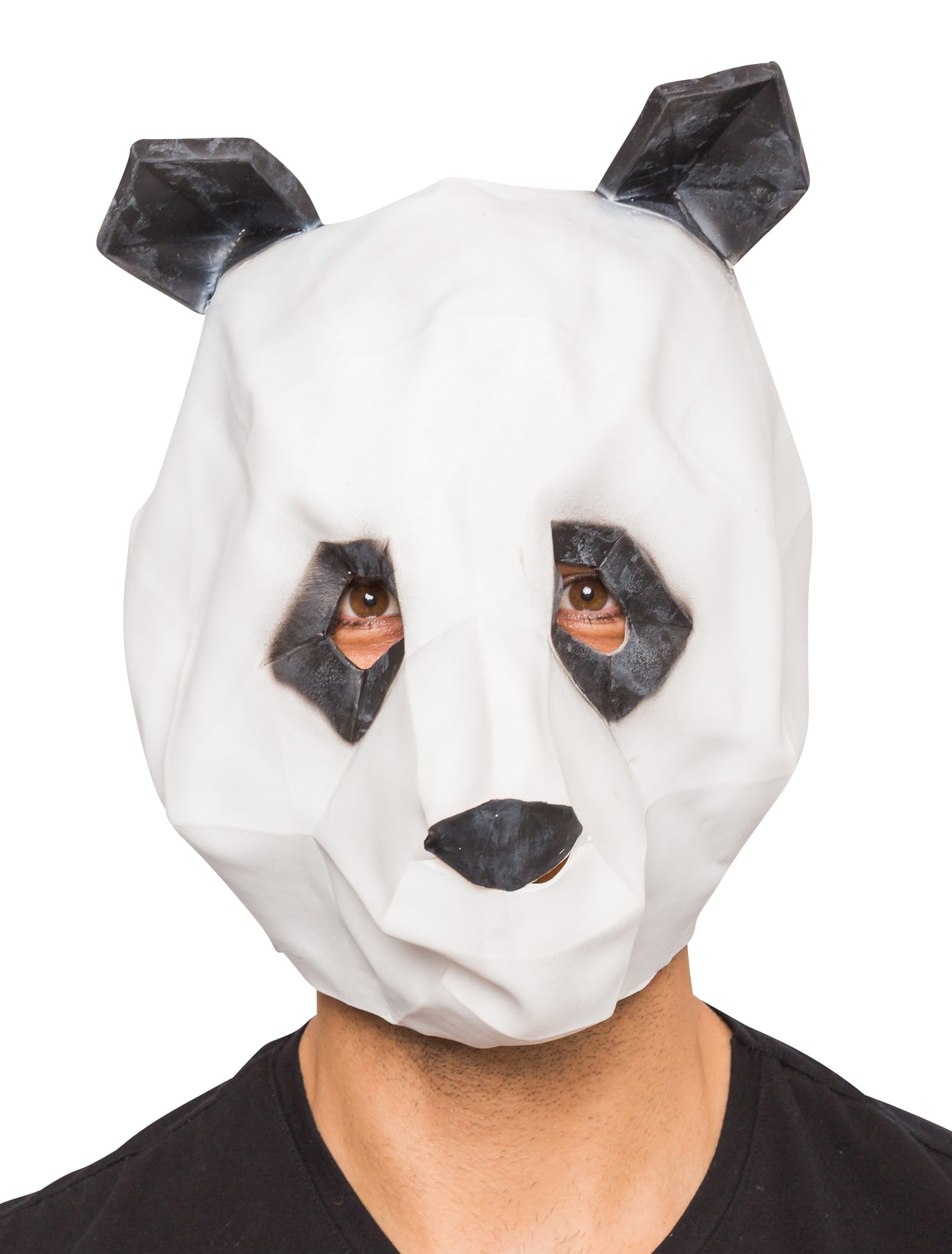 Latexmaske Panda