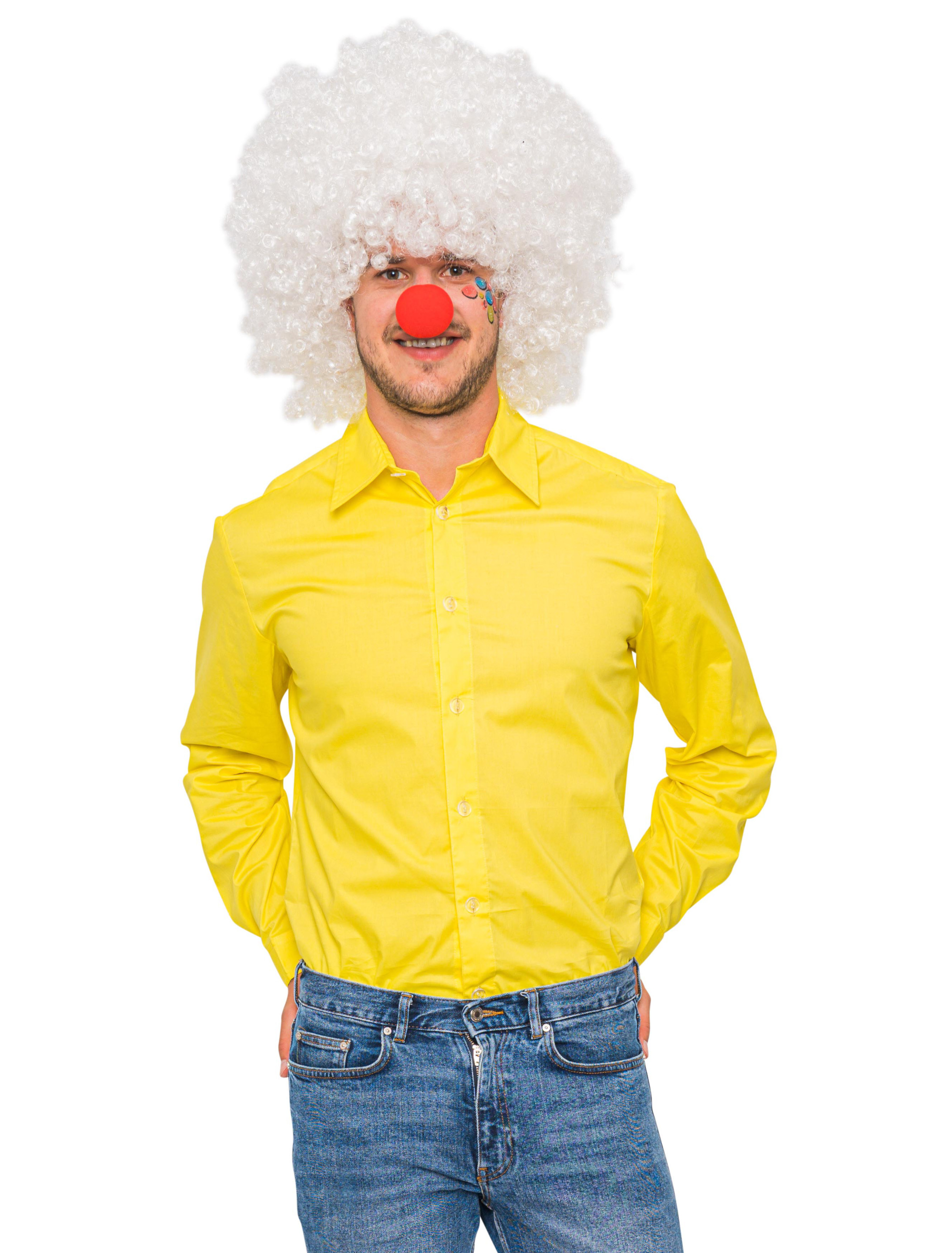 Hemd Herren gelb L