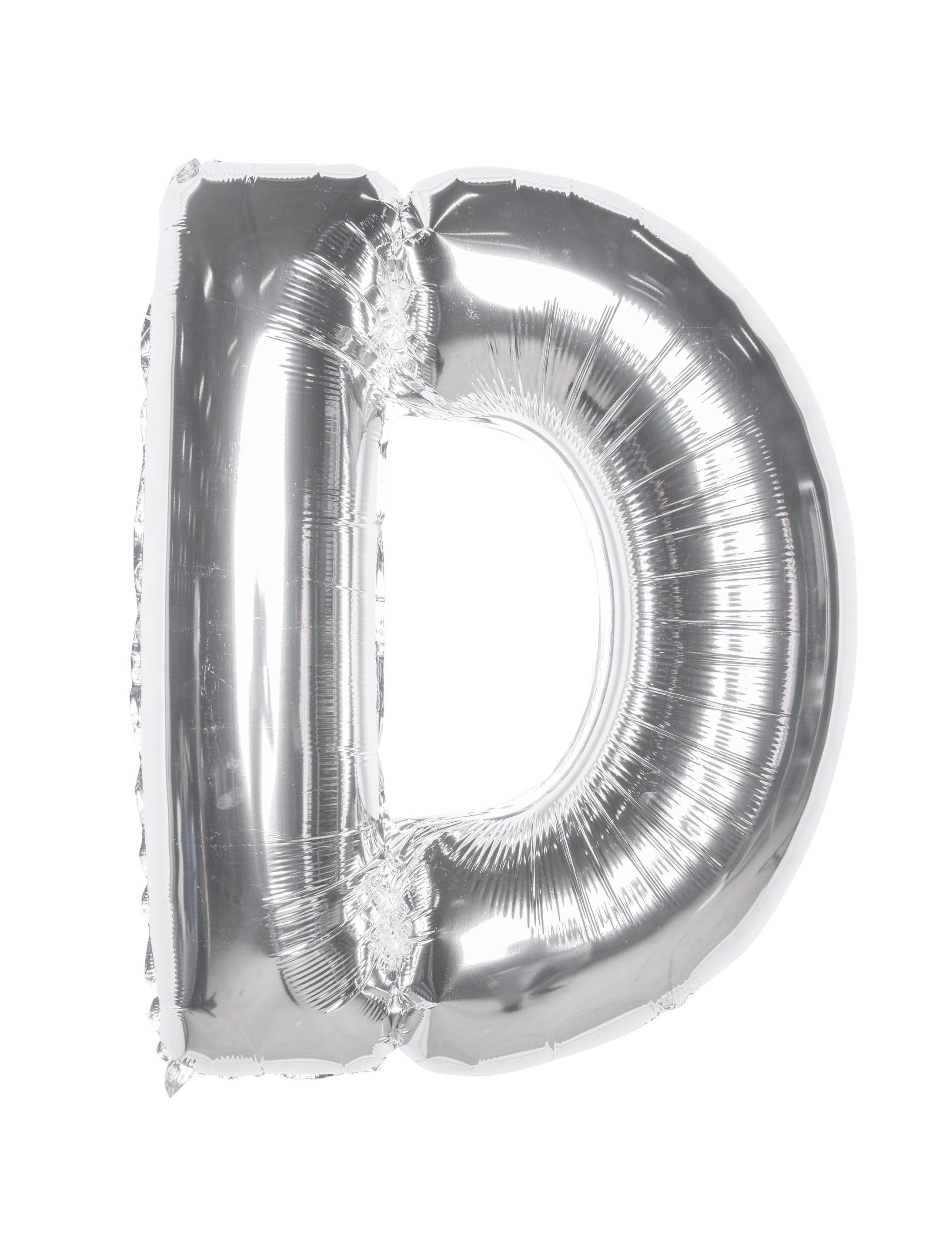 XXL Folienballon Zahl 0 – 100 Cm Silber Für Helium Oder Luft