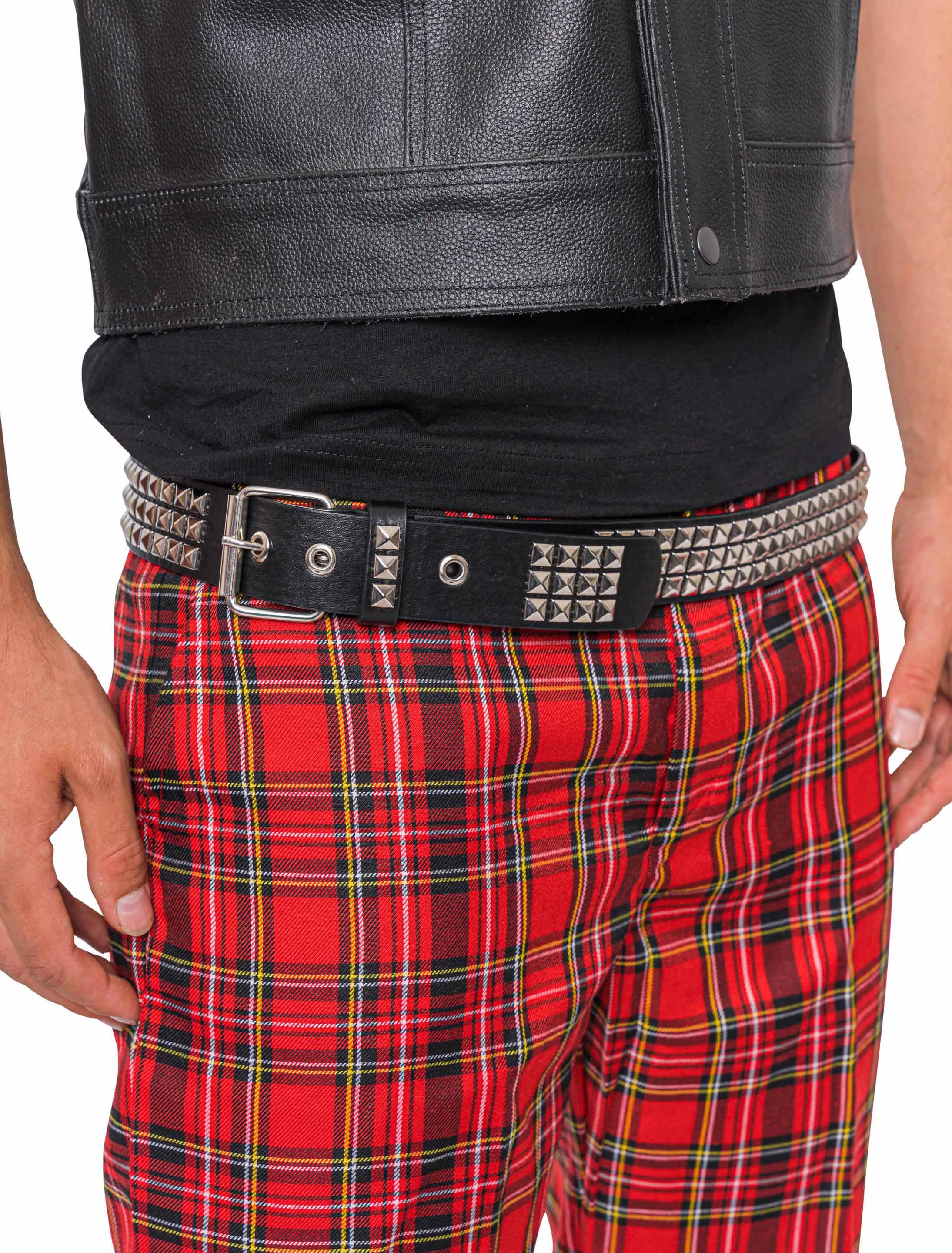 Gürtel mit Spikes schwarz Gürtel mit Spikes schwarz