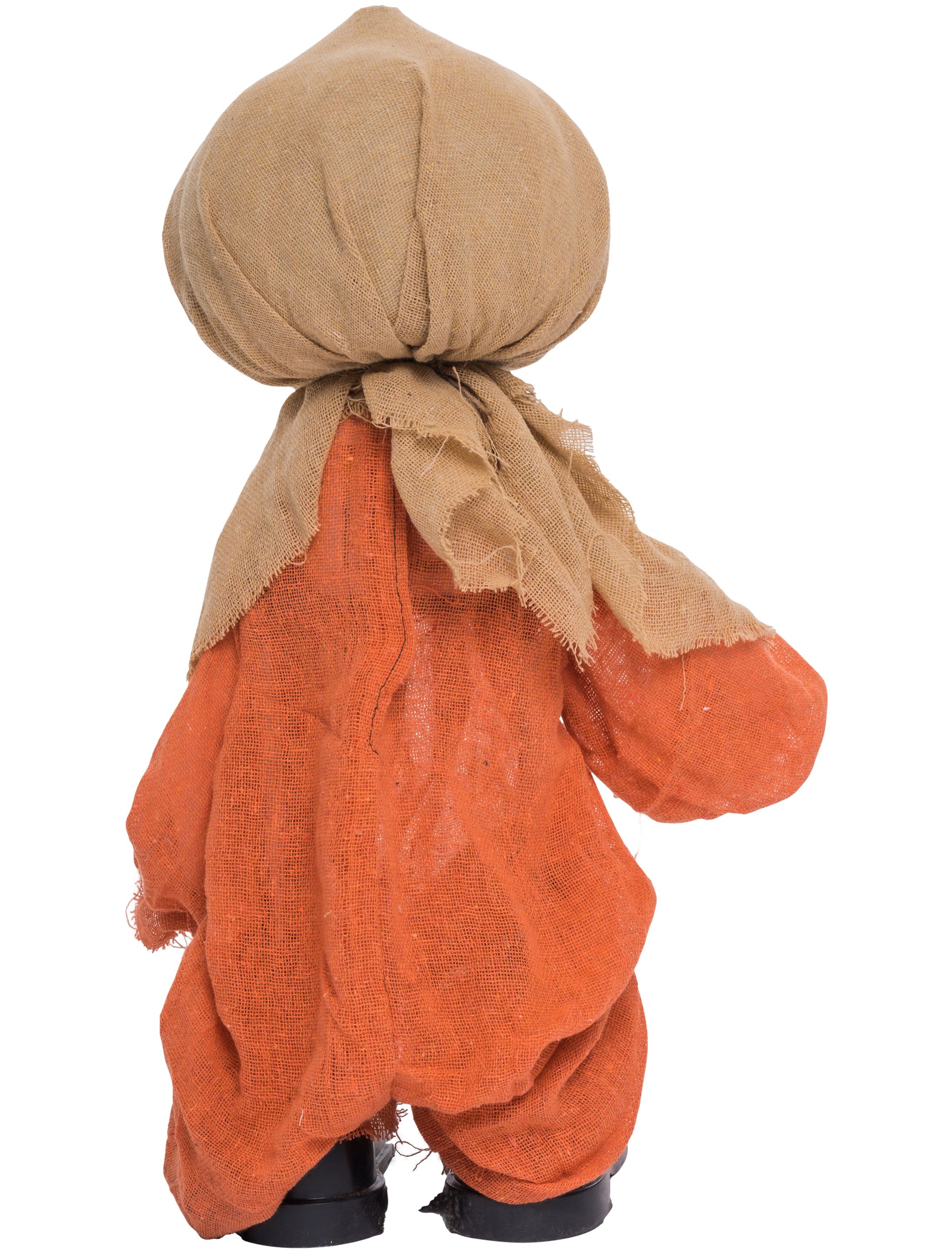 Kürbiskopf mit Leinensack mit Funktion Kürbiskopf mit Leinensack mit Funktion