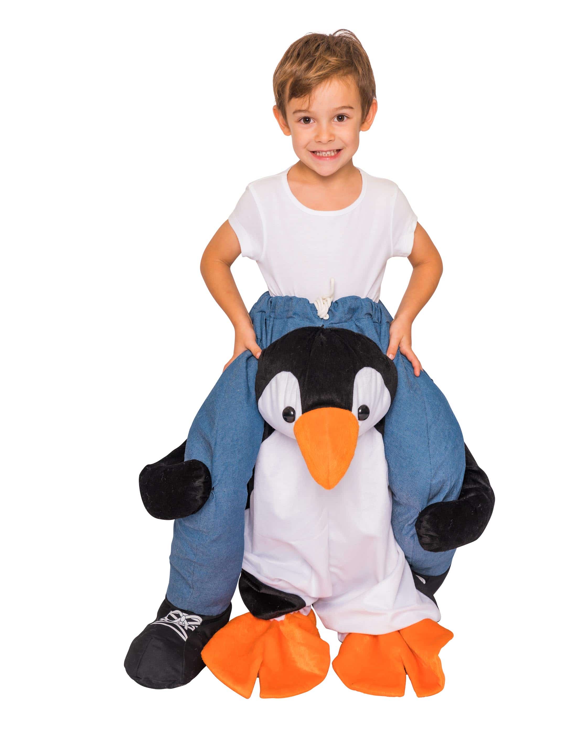 Huckepack Kostüm Pinguin Kinder