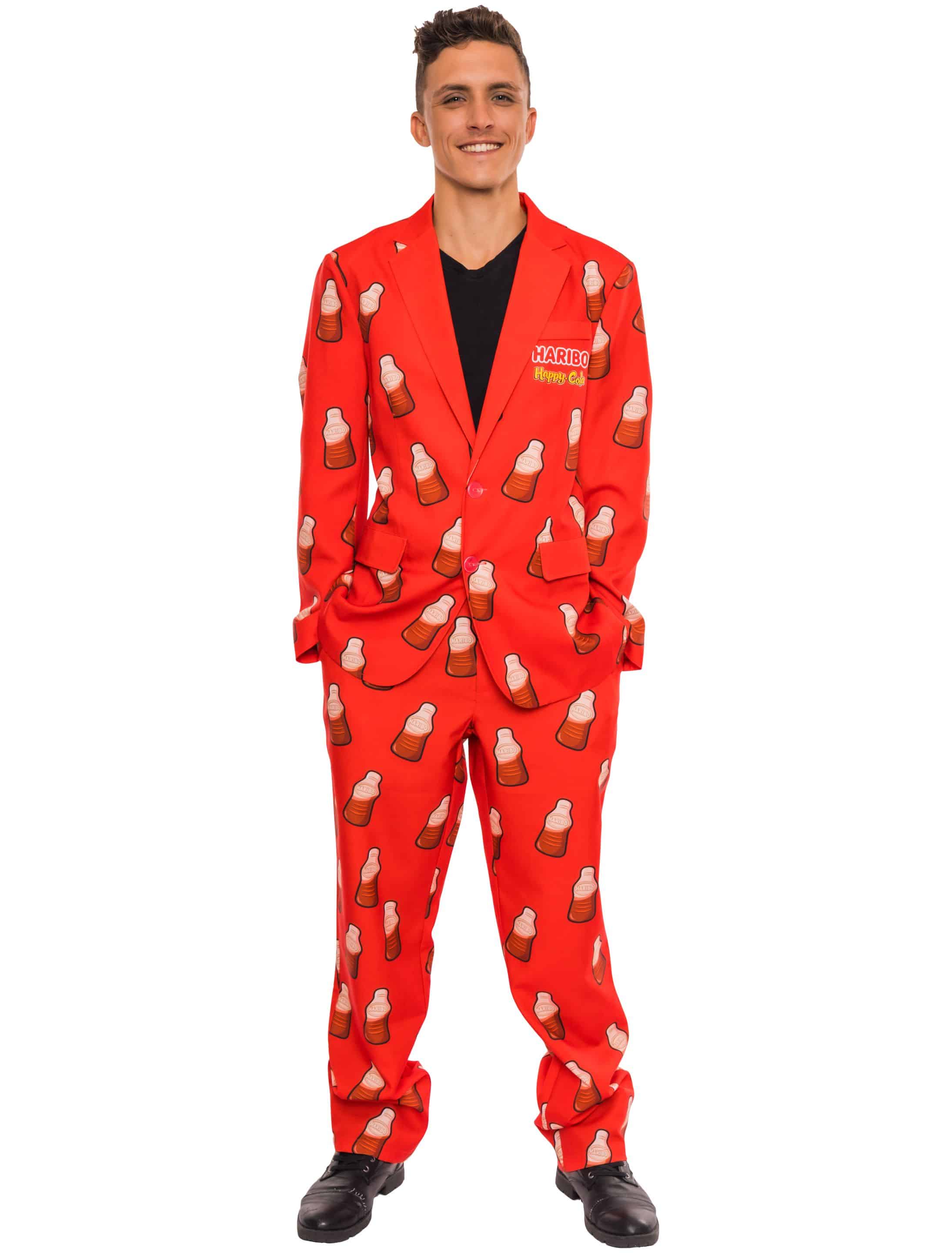 Anzug HARIBO Happy-Cola Herren rot XL Anzug HARIBO Happy-Cola Herren rot XL