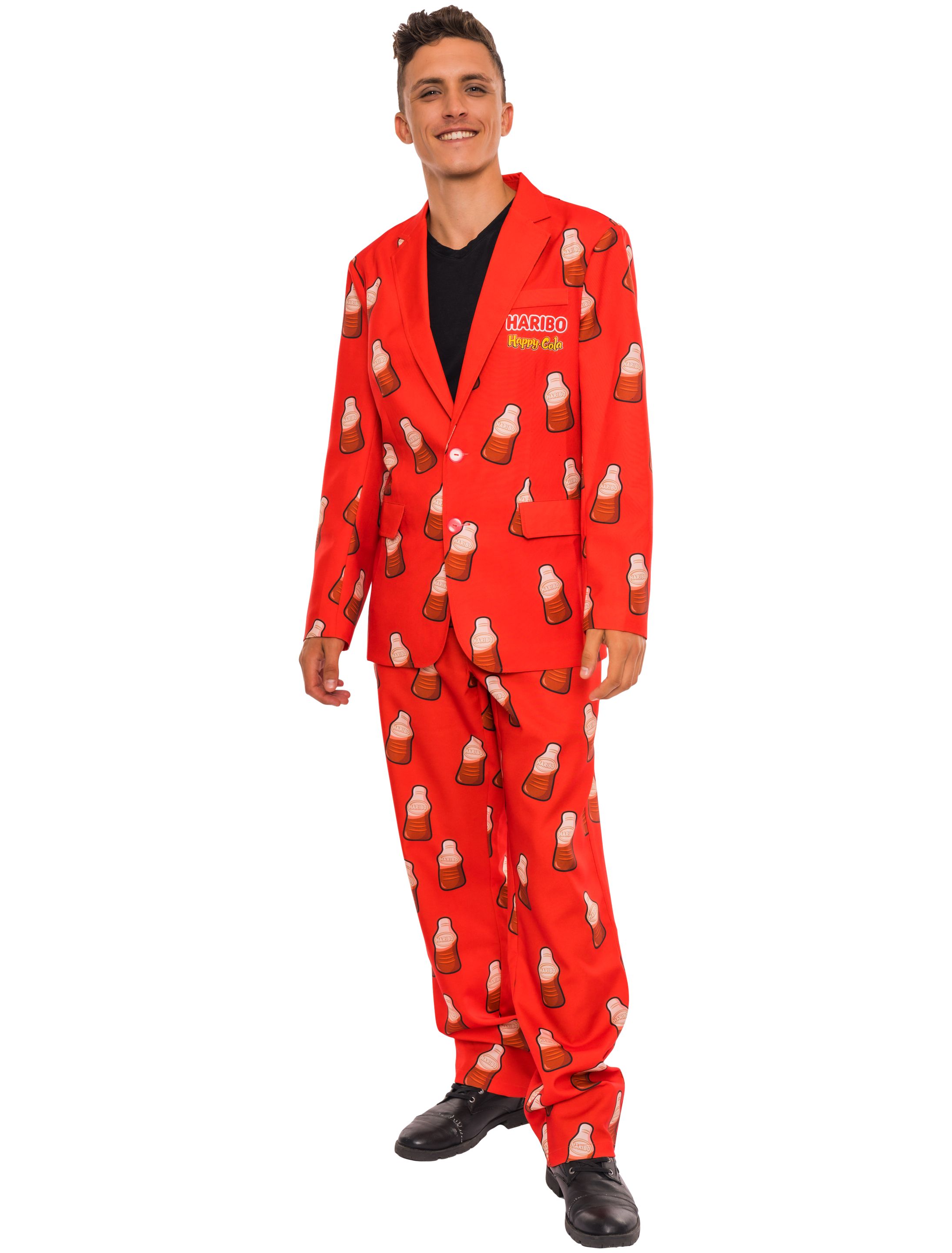 Anzug HARIBO Happy-Cola Herren rot XL Anzug HARIBO Happy-Cola Herren rot XL