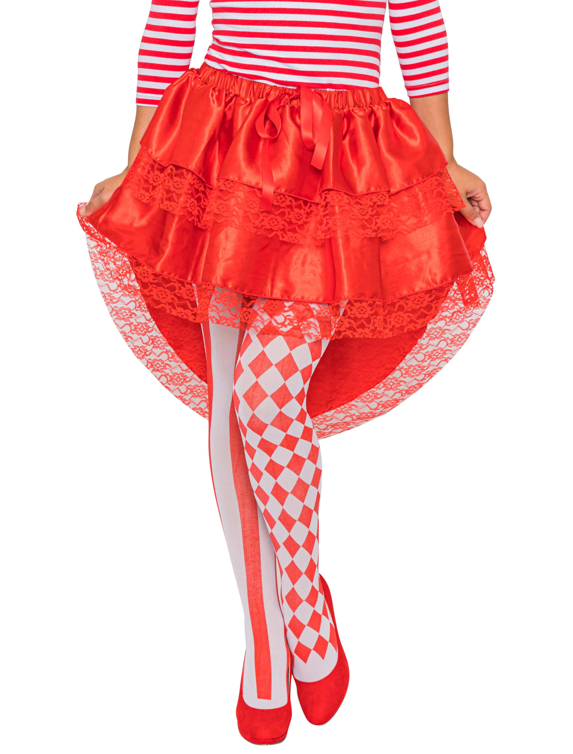 Rock Satin rot für Karneval & Fasching kaufen » Deiters