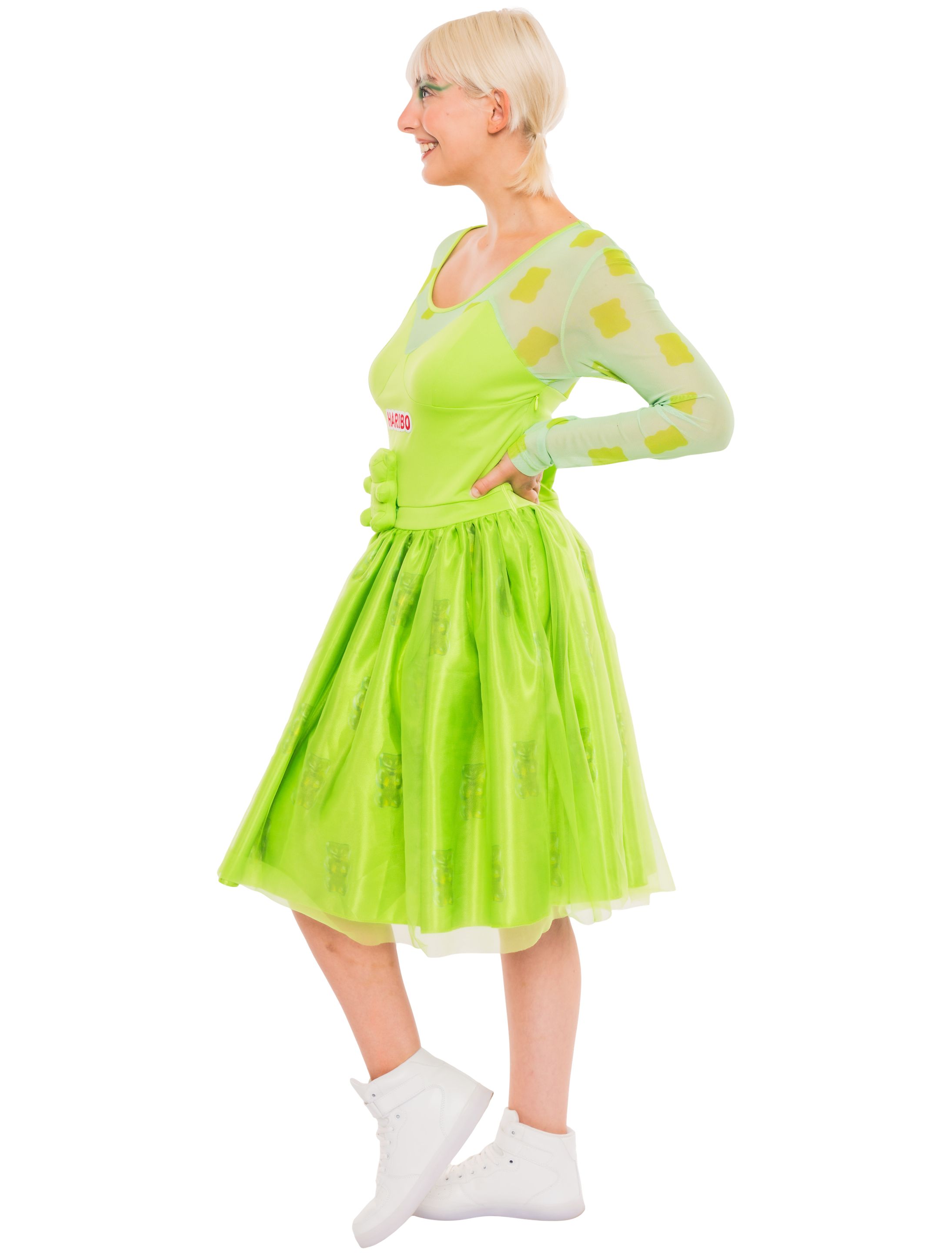 Kleid HARIBO Goldbären Damen grün XS Kleid HARIBO Goldbären Damen grün XS